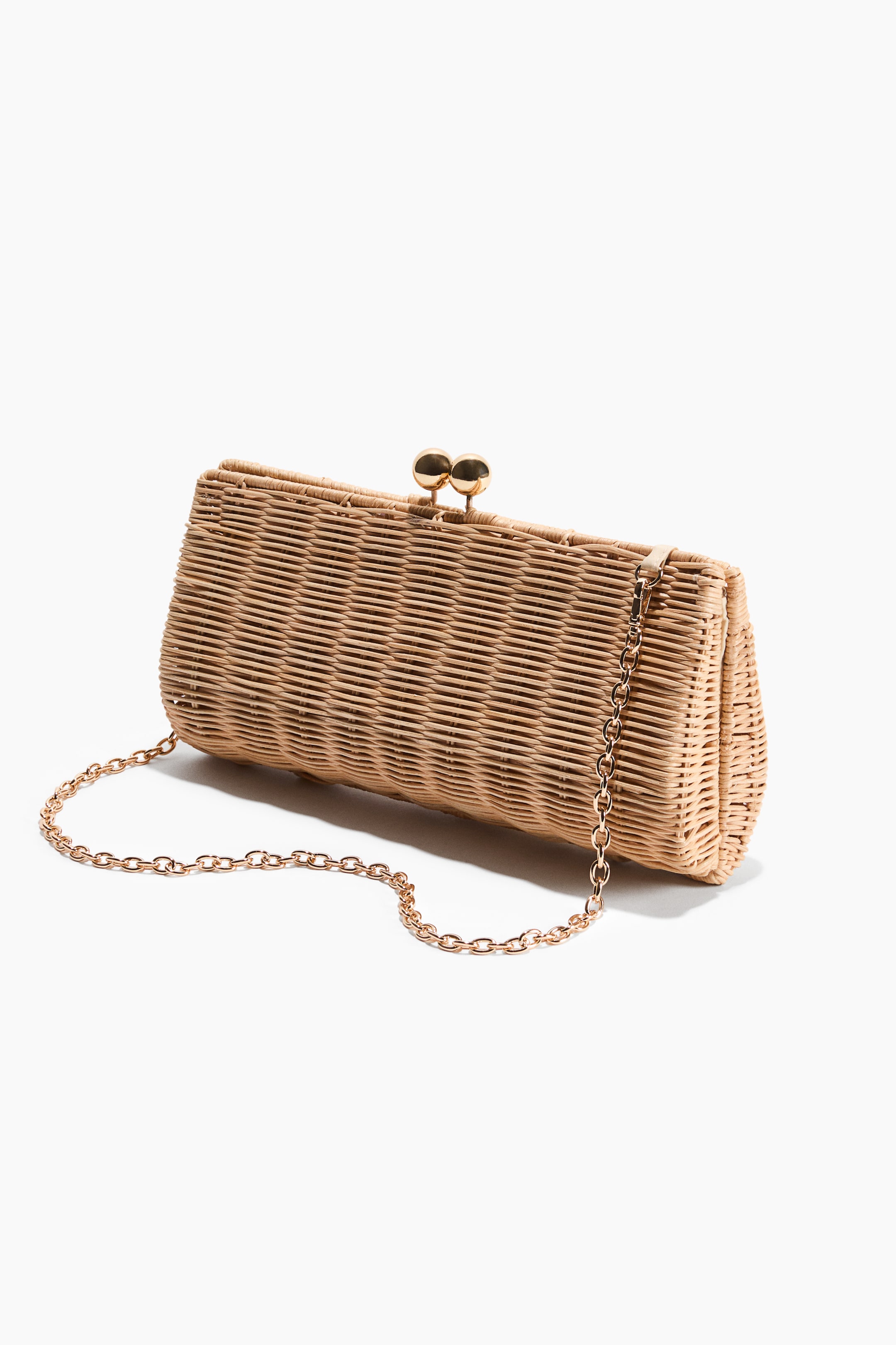 Женские сумки H&M Rattan Clutch Bag — фото 4