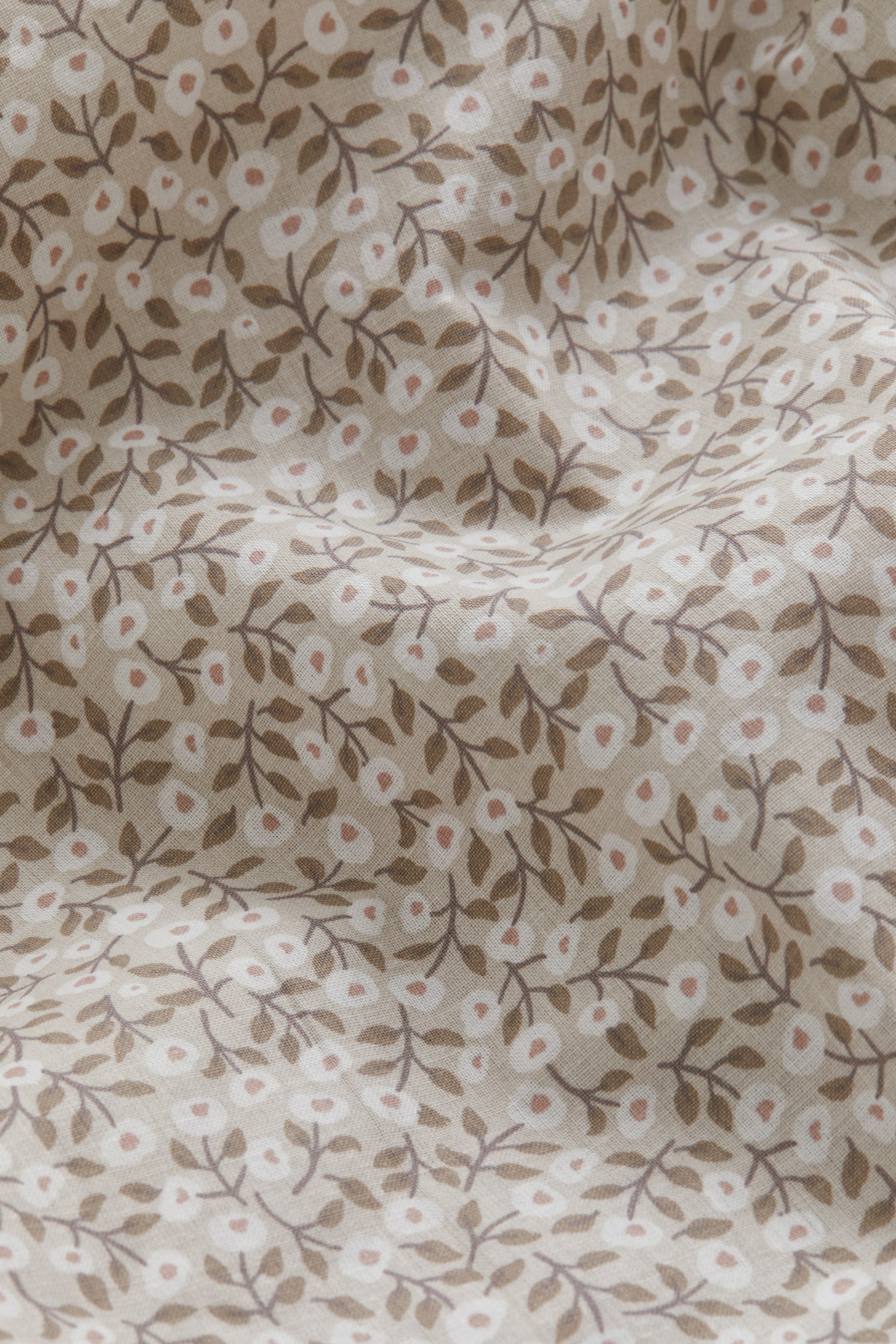 Cot fitted sheet - Beige/Floral/Natural white/Floral/Light pink/Hearts/Natural white/Rainbows - 4