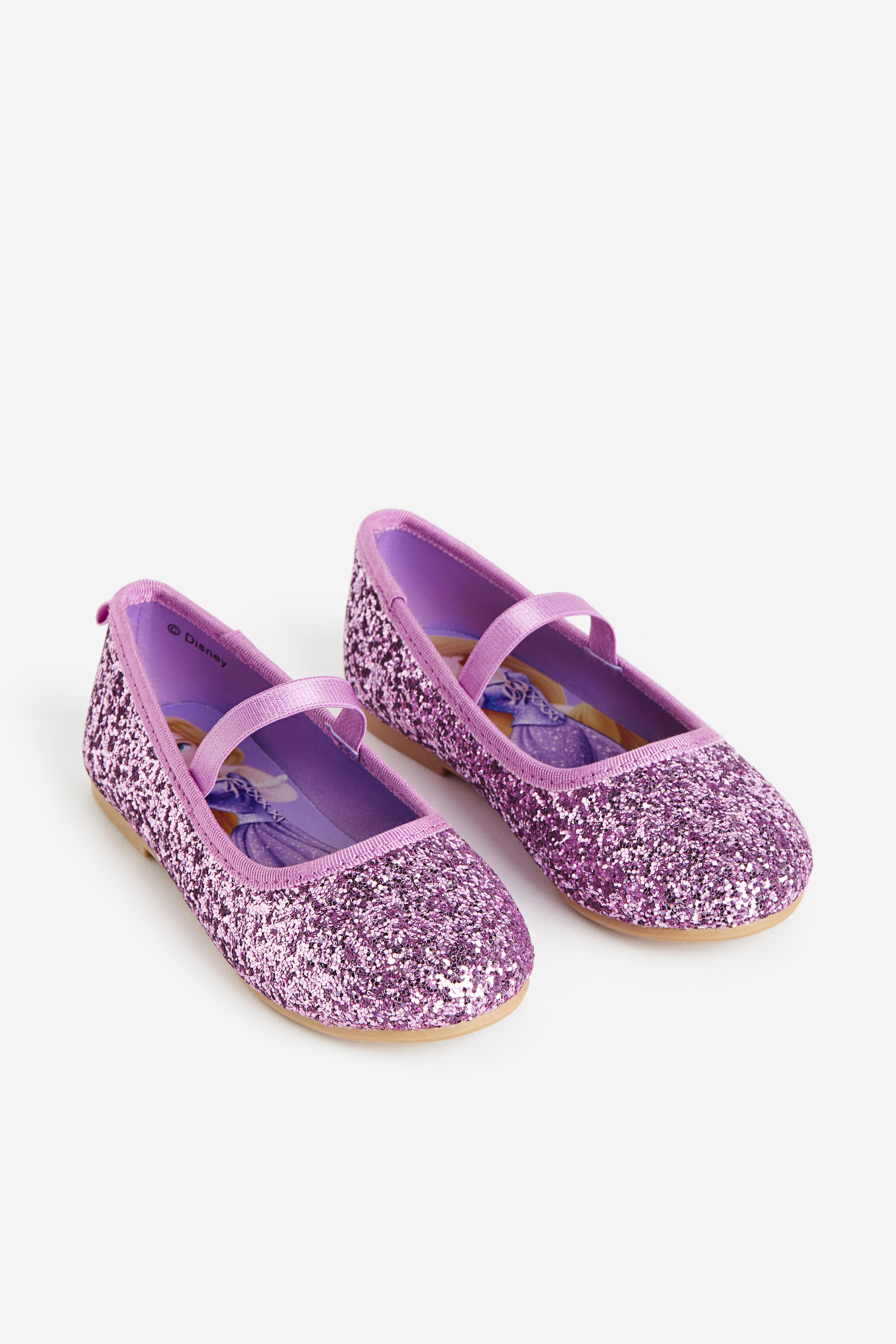 Glittery Ballet Flats Purple Encanto Kids H M US