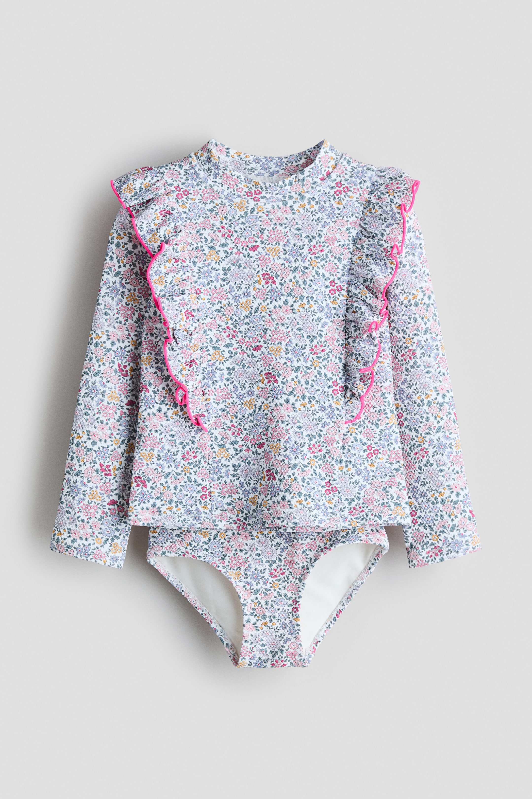 View larger image: Printed swim set - Light purple/Floral - Kids | H&M IN 1