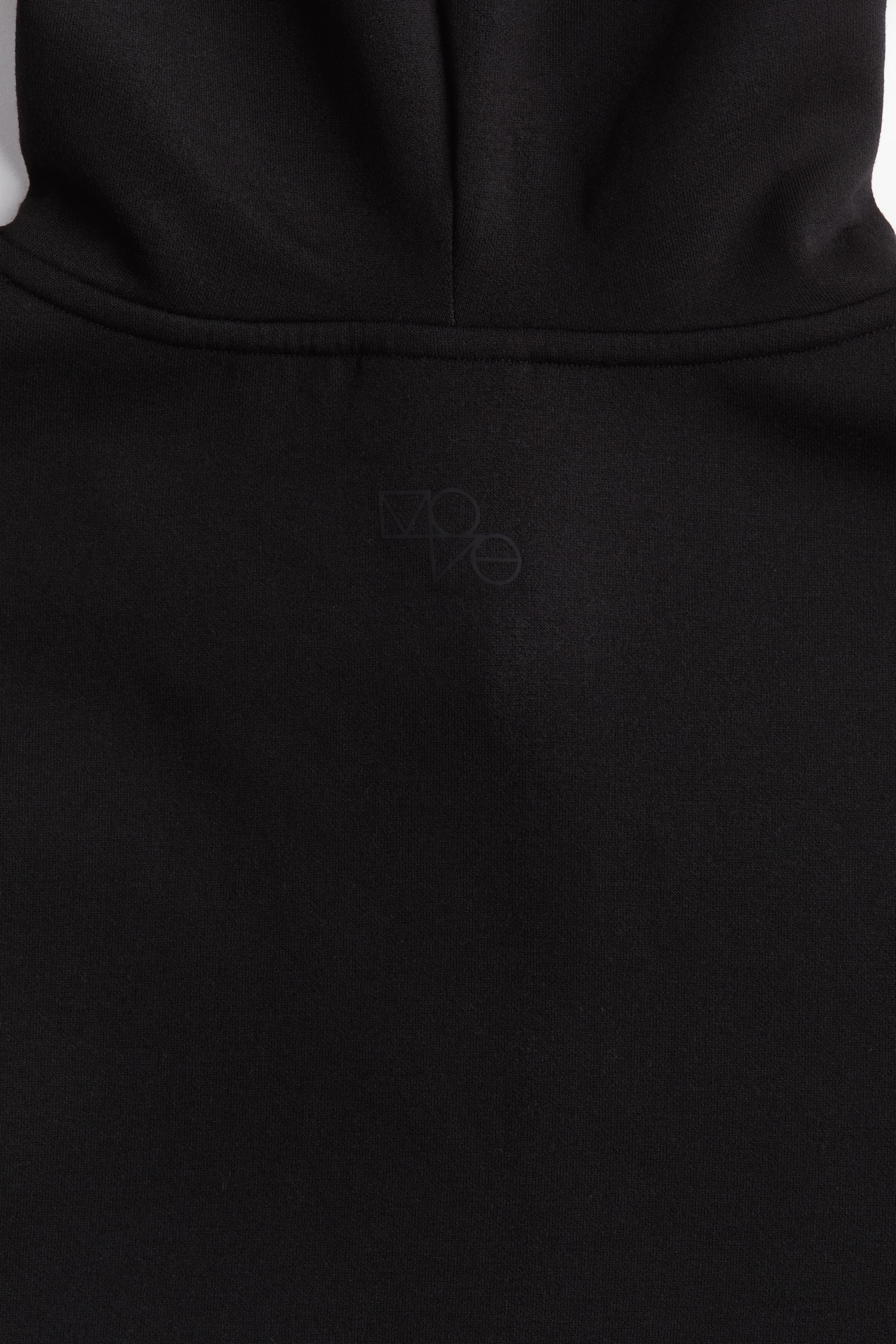 Zip-through sports hoodie in DryMove™ - Black/White - 2