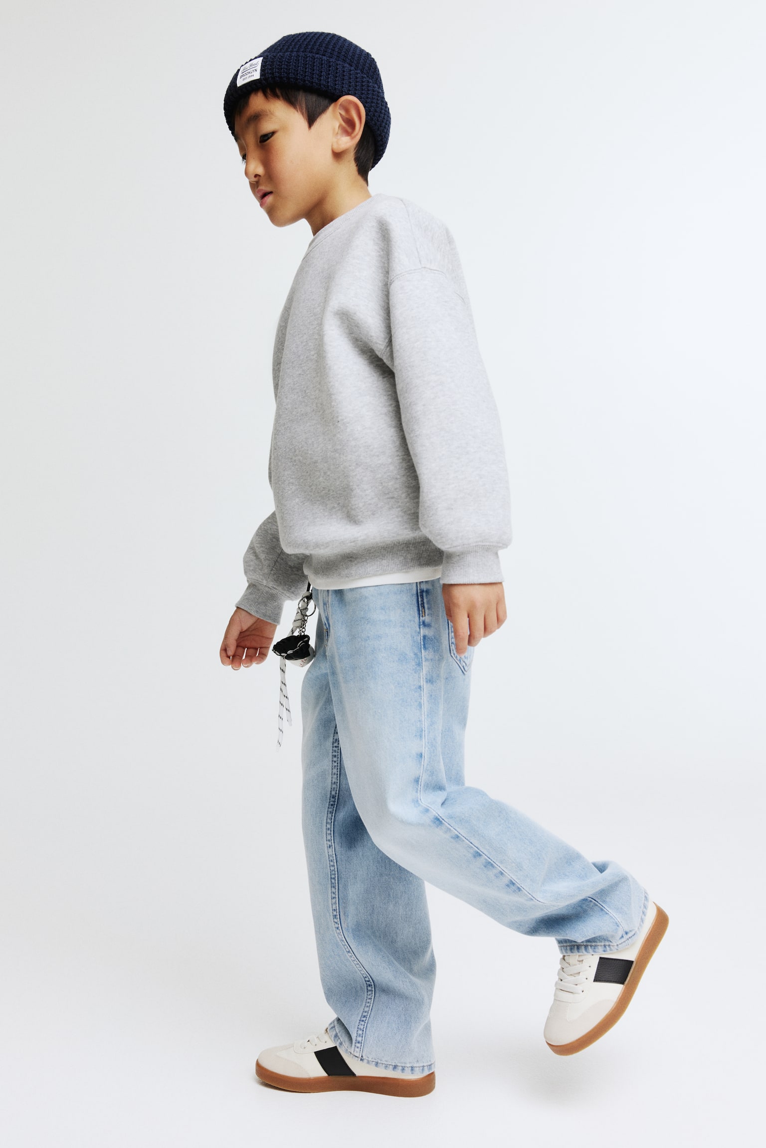 Loose Fit Jeans - Light denim blue/Light denim grey/Denim blue/Denim blue/Light denim blue/Dark grey - 4