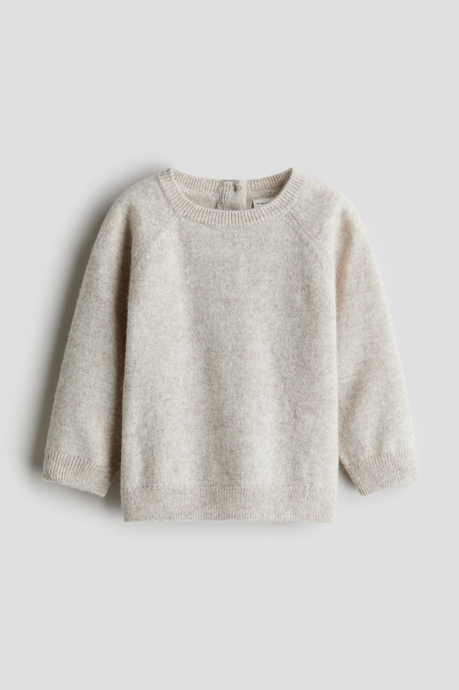 Strickpullover aus Kaschmir - Hellbeige - 1