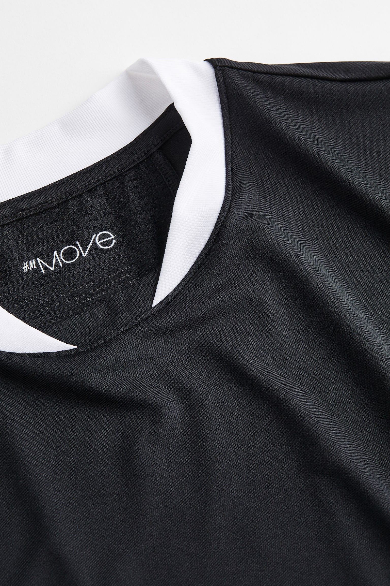 DryMove™ Tennis Tee - Black/White/Dark green/White/White/Dark green - 3