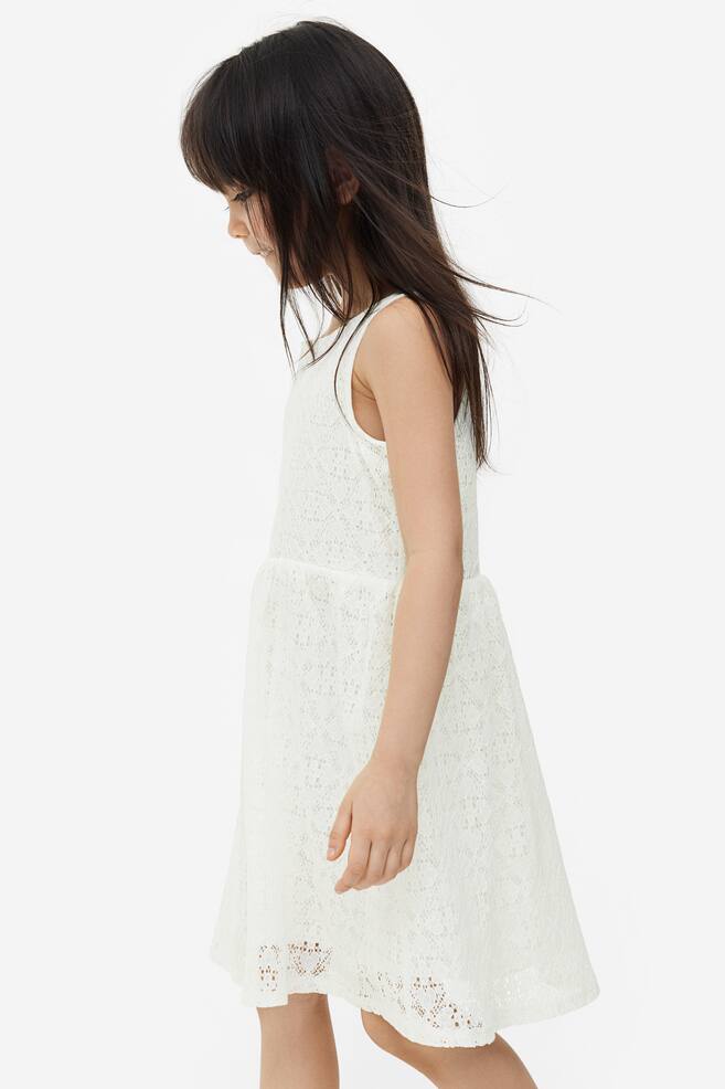 Lace dress - White - 3