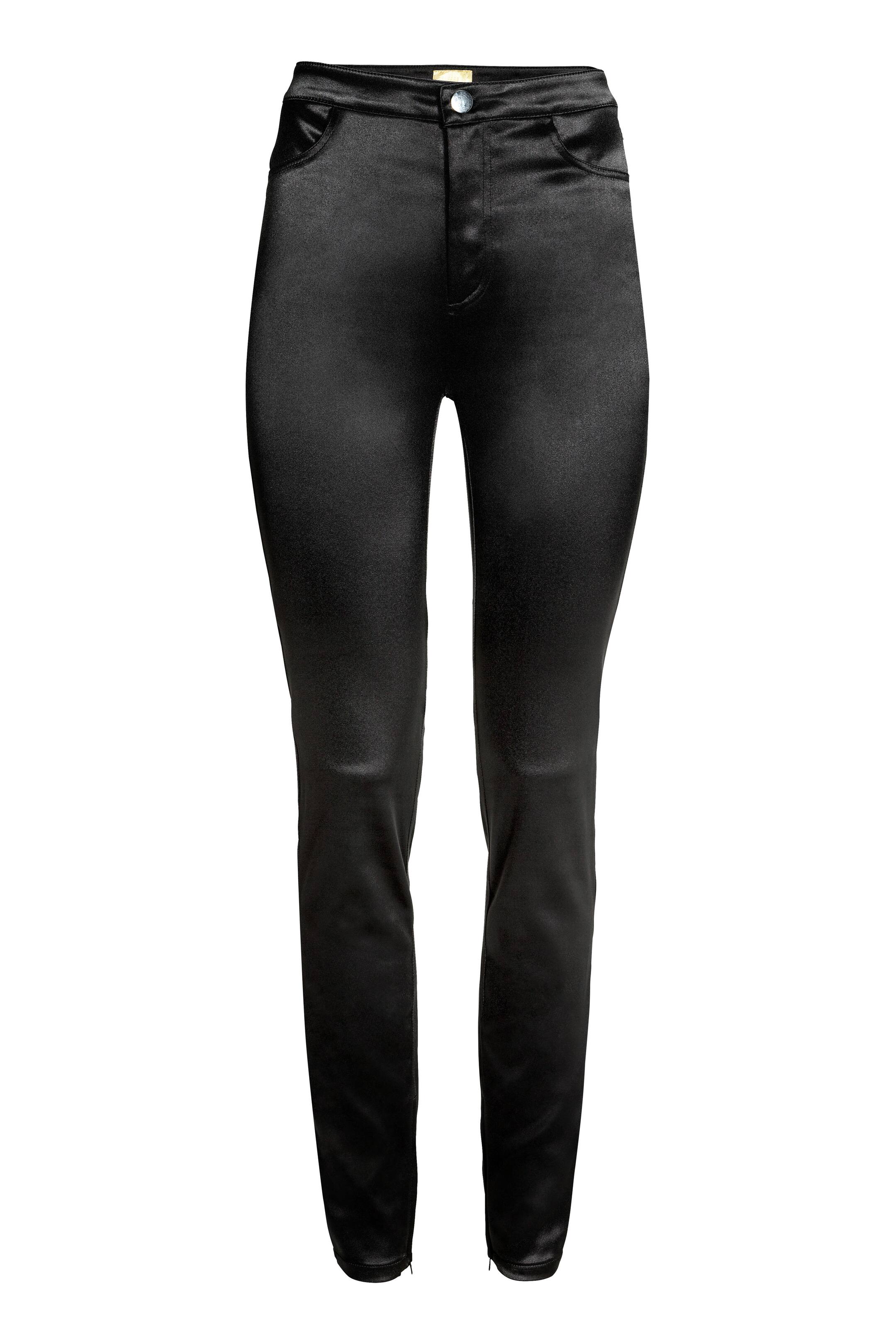 View larger image: Satin trousers - Black - Ladies | H&M GB 1