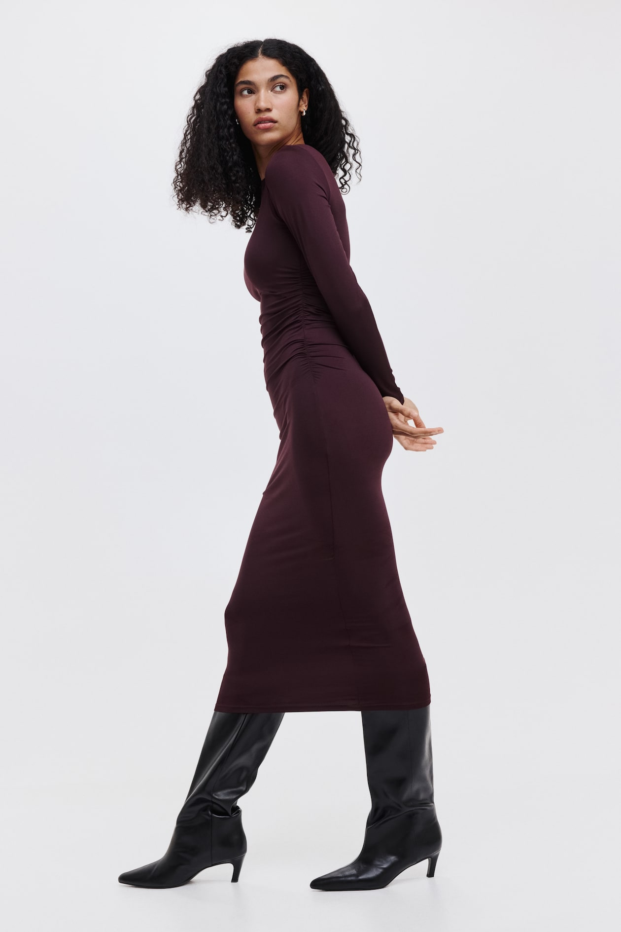 Draped Bodycon Dress - image 4