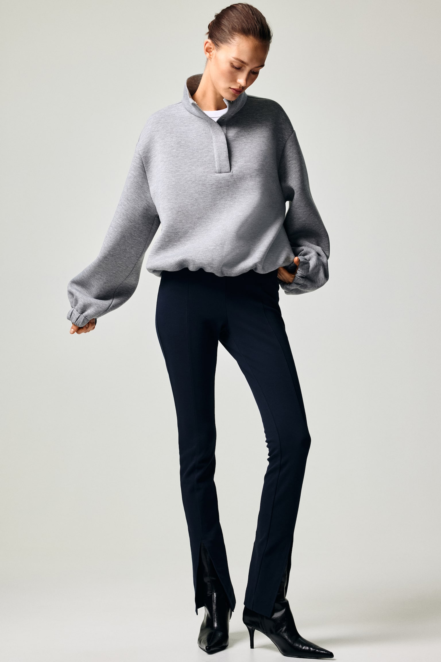 Ponte di Roma leggings - Navy blue/Black - 1