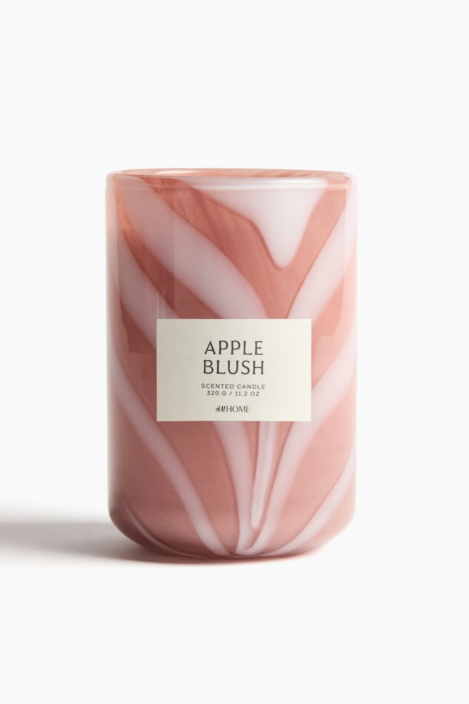 Scented candle in glass holder - Apple Blush/Lily Of The Valley/Minted Fig/Coco Colada - 1