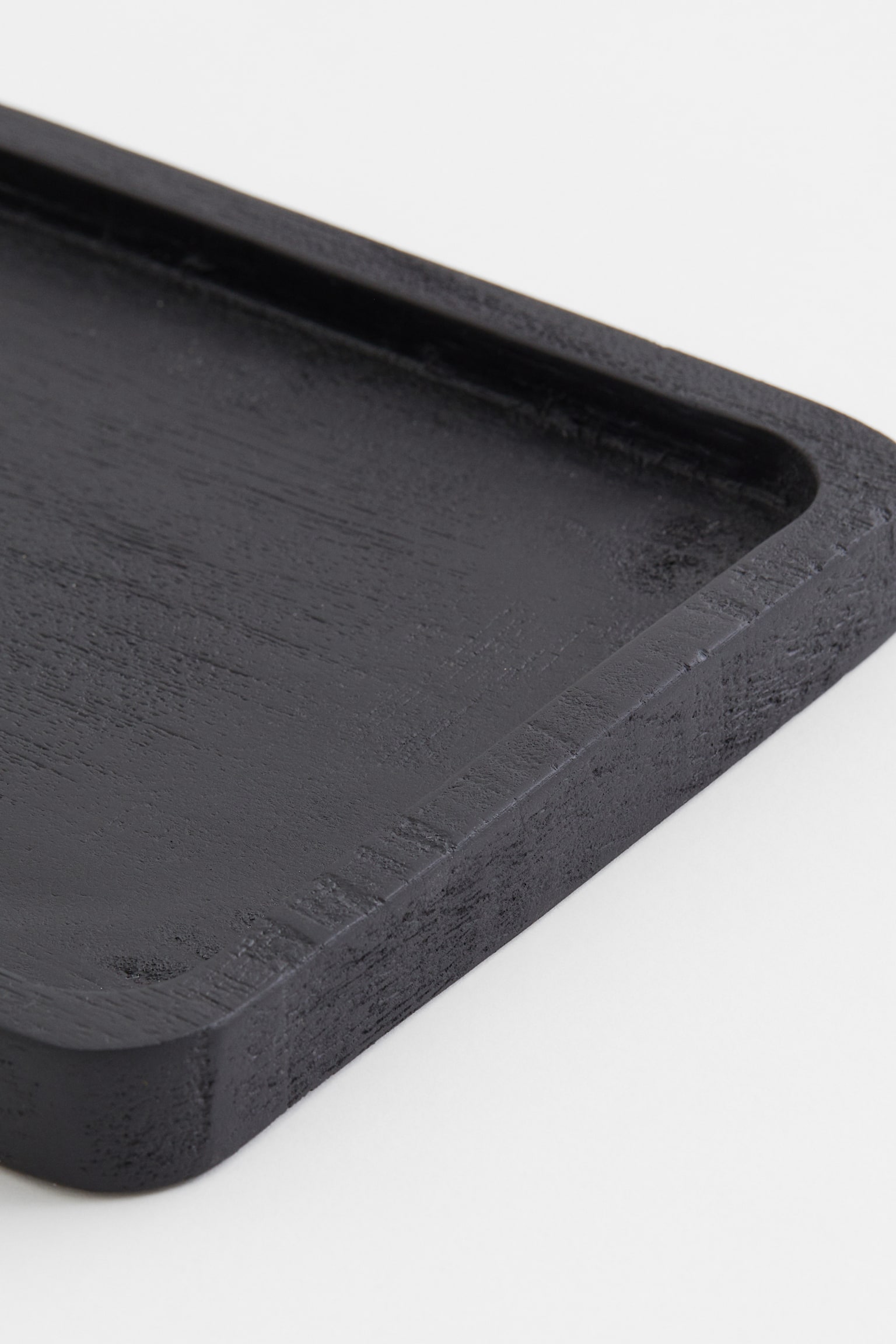 Small wooden tray - Black - 3