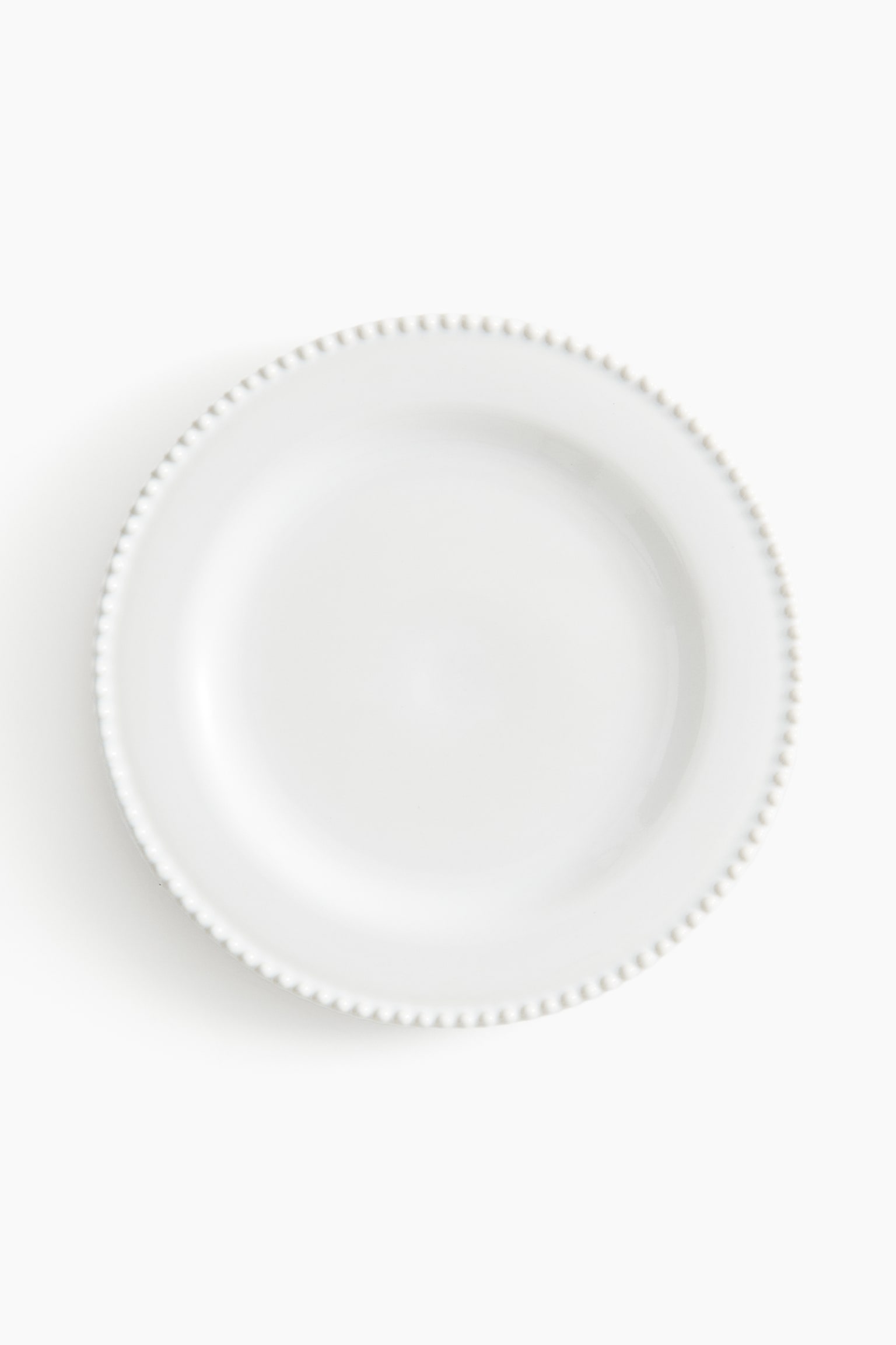 Stoneware dinner plate - White - 1