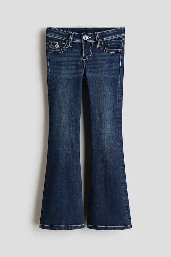 Детские джинсы H&M Embroidered-Detail Flared Low Jeans