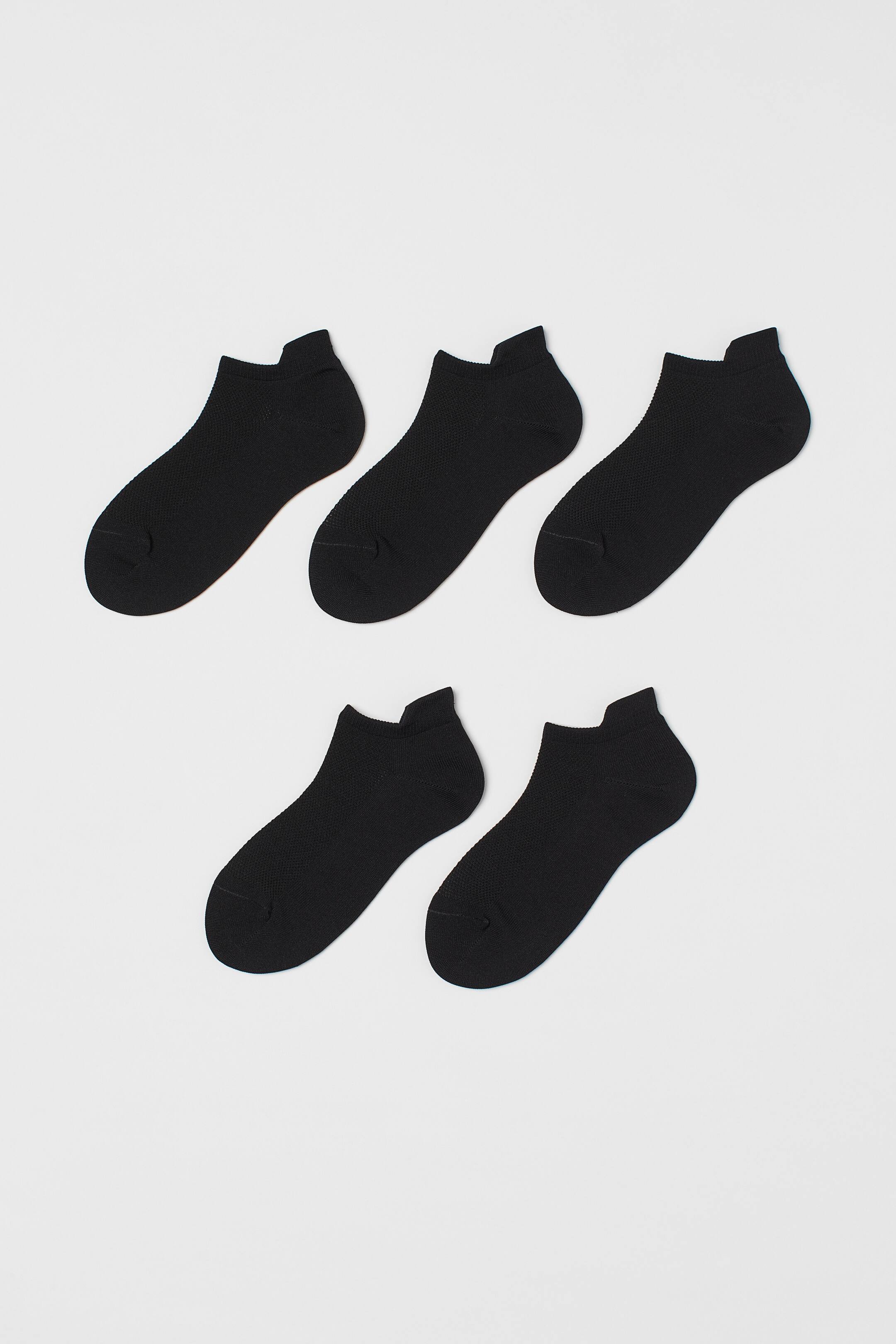 View larger image: 5-pack sports socks - Black - Ladies | H&M 1