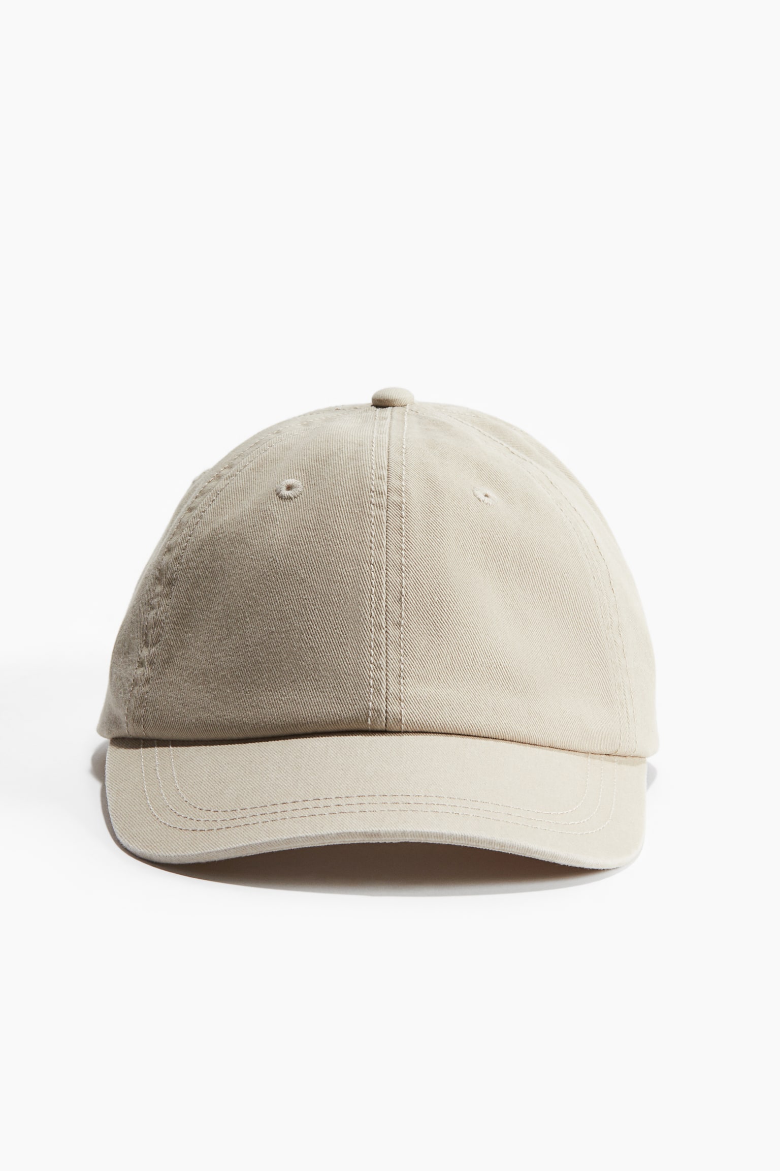 Cotton twill cap - Light beige/Black/Washed/Navy blue/Brown/Grey - 1