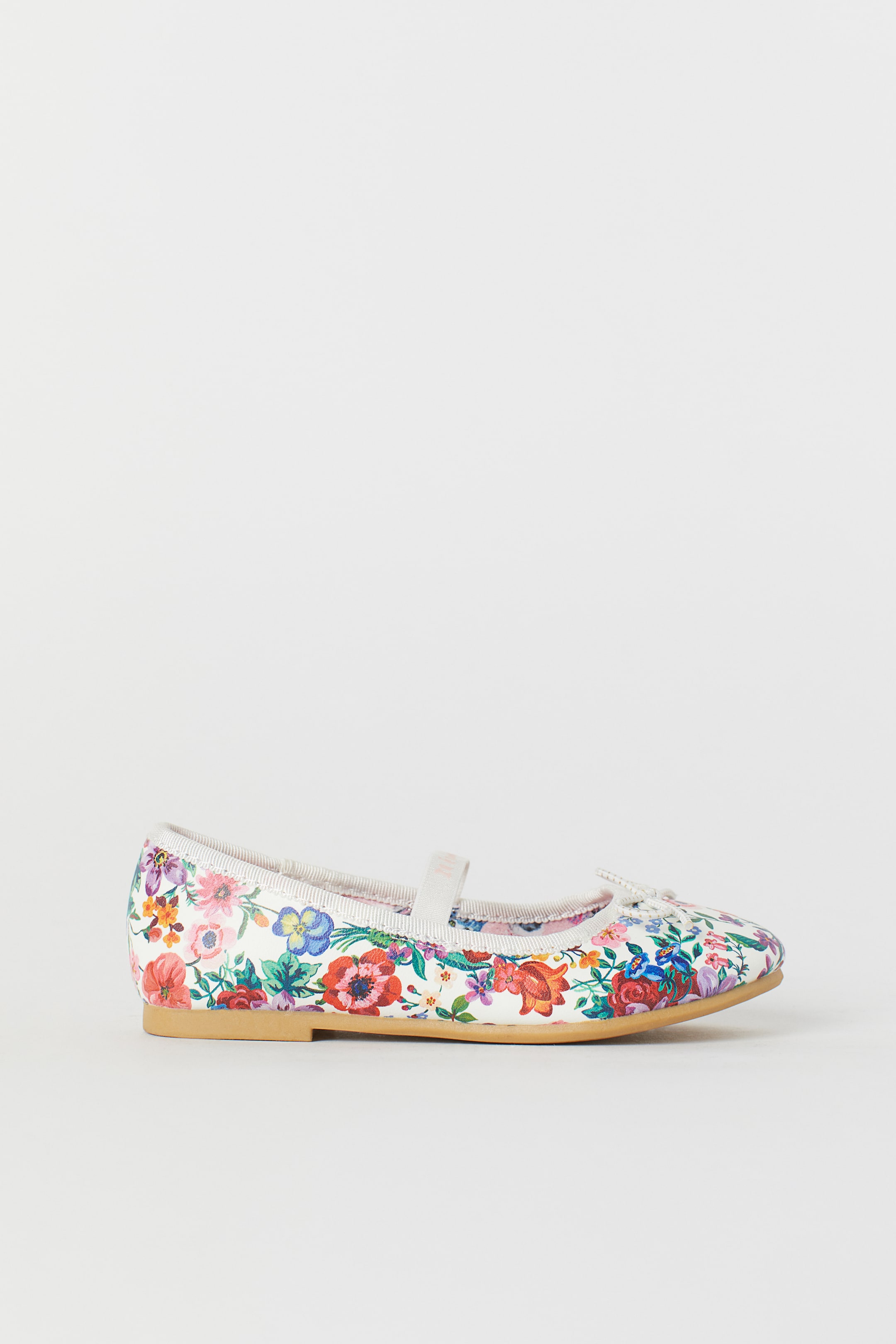 Größeres Bild ansehen: Gemusterte Ballerinas - Weiß/Geblümt - Kids | H&M DE 3