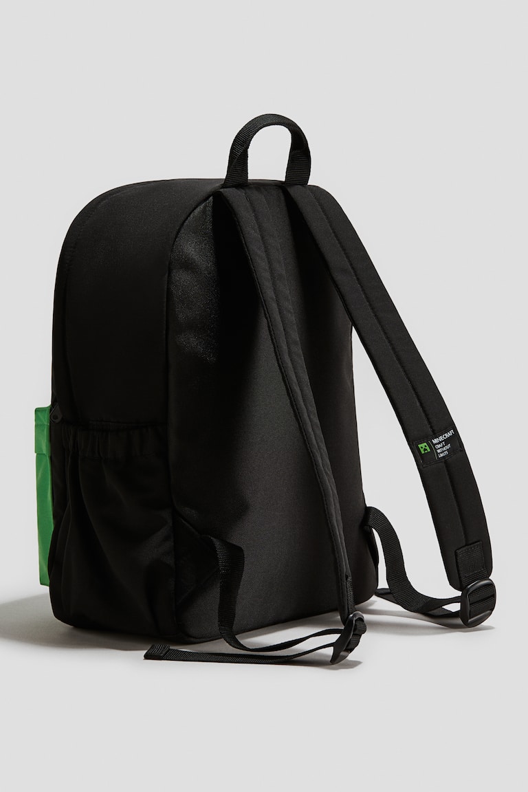 Printed backpack Black/Minecraft Kids H&M GB