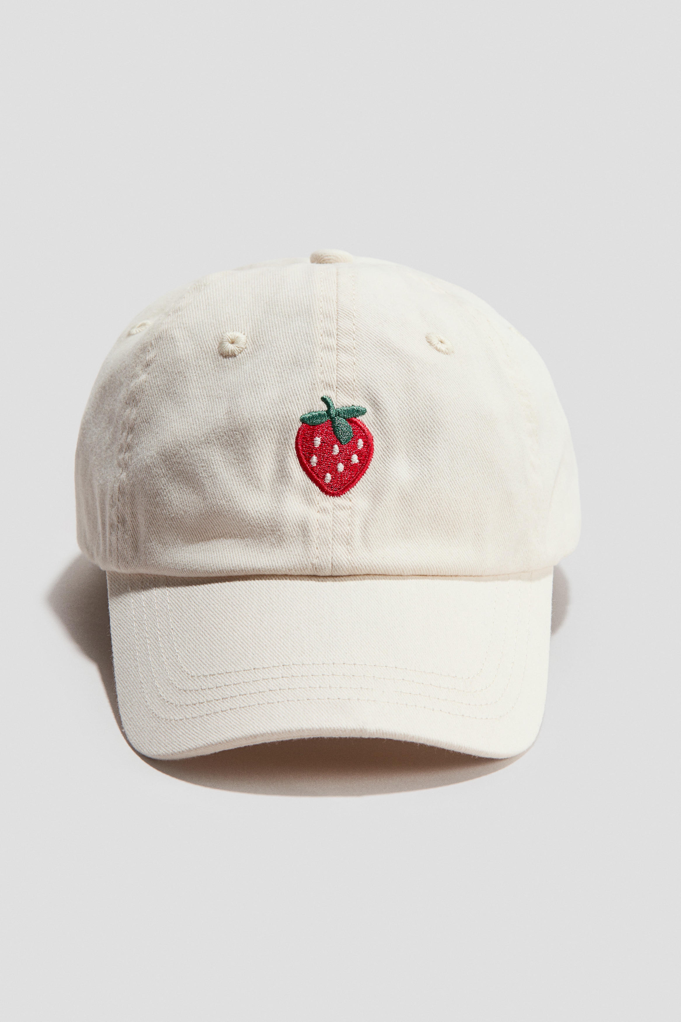 H & M - Cap mit Stickerei - Beige - Kinder