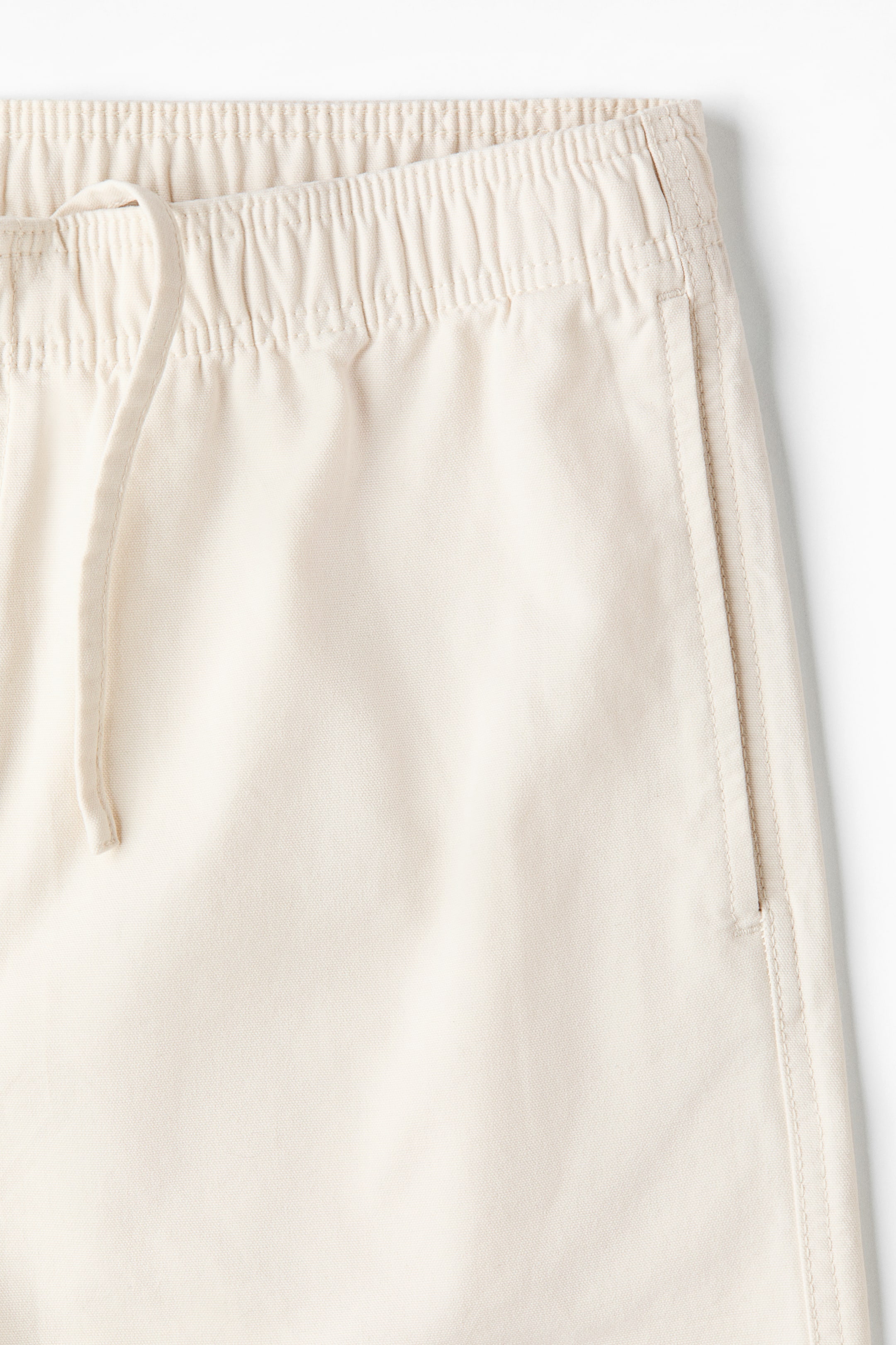 Pantalon ample en toile de coton