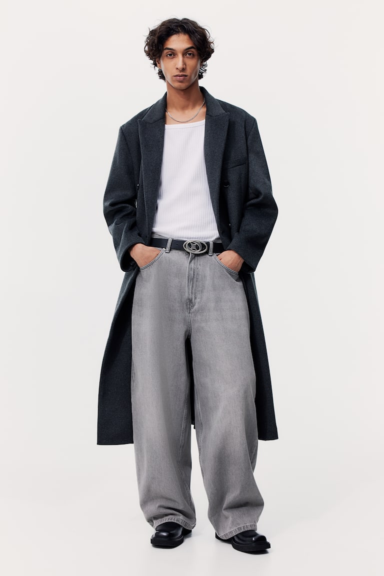 スーパーバギーデニム - デニムグレー - Men | H&M JP