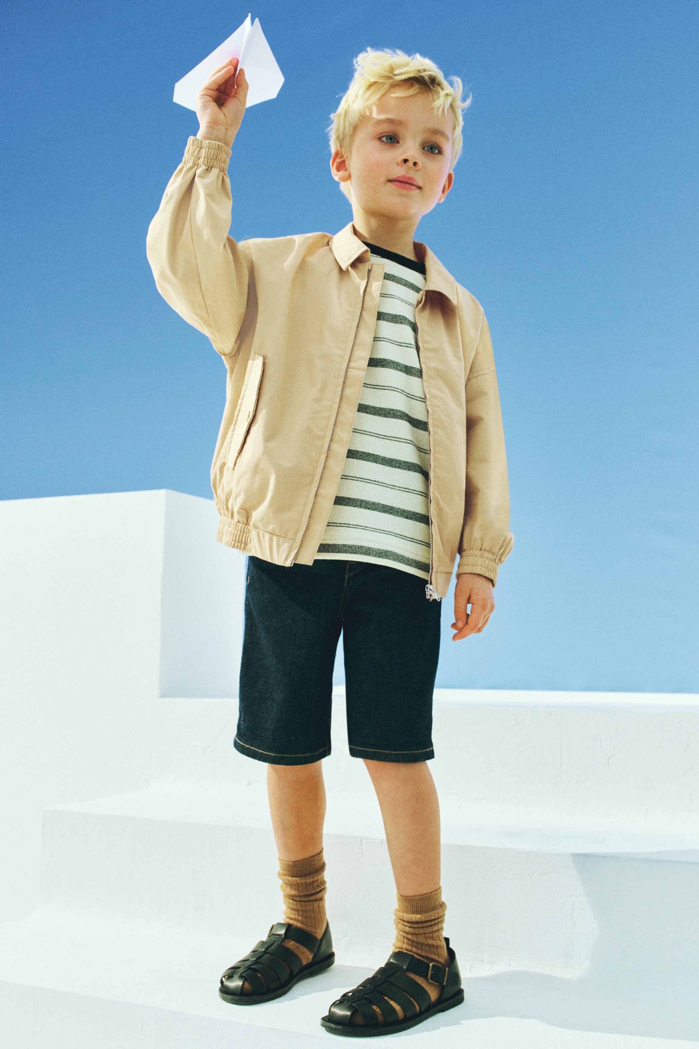 ジャケット・アウター andmary Harper loose twill jacket beige Regular Fit Twill Jacket - Light beige - Men | H&M US