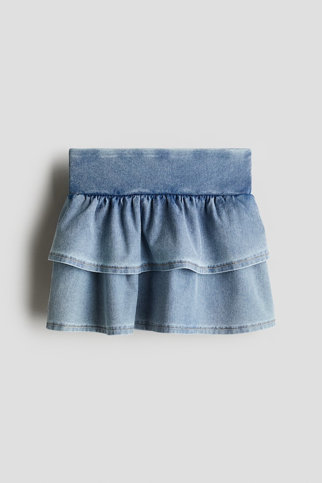 Denim-look skirt - Denim blue - 1