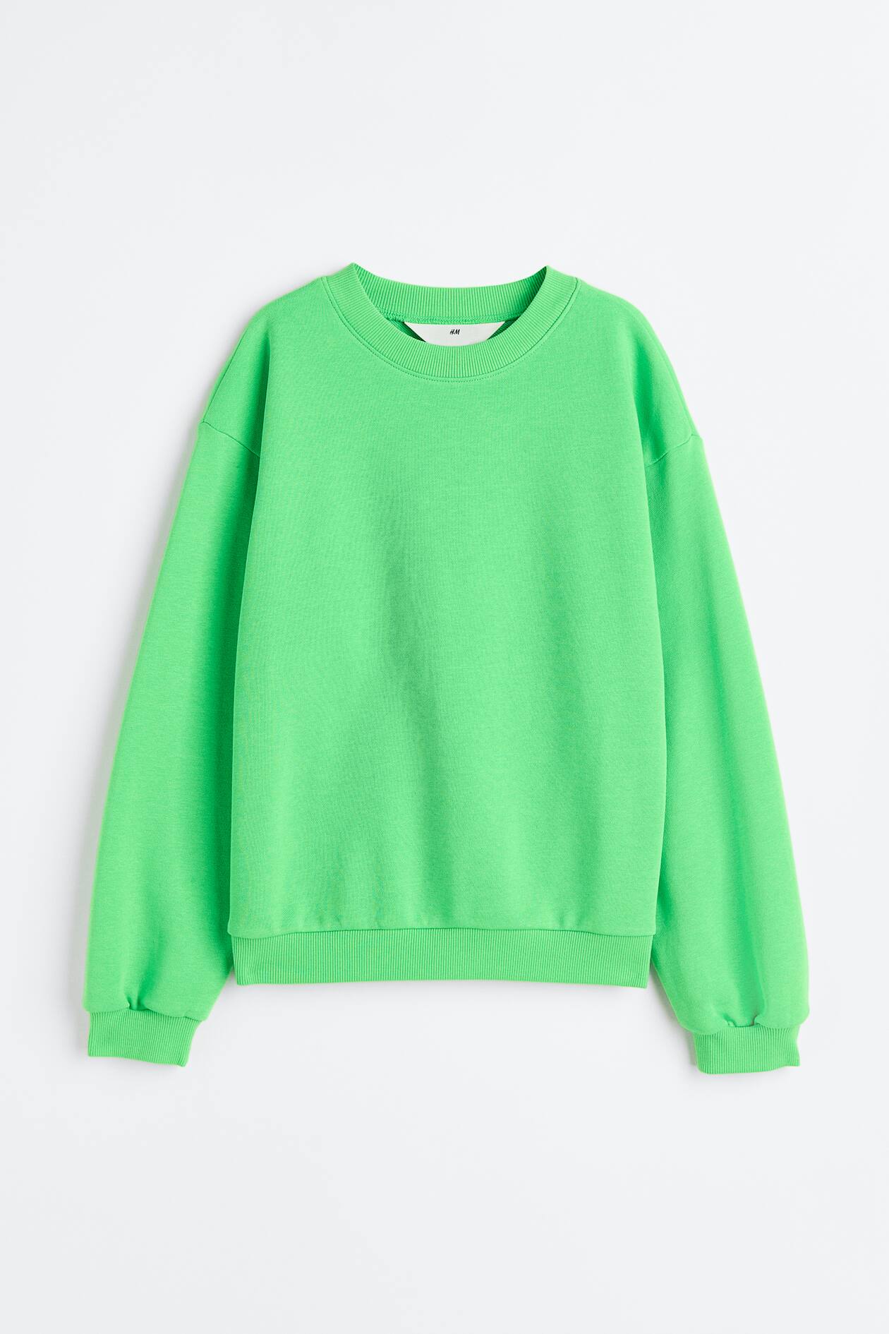 Sweatshirt - Bright green - Kids | H&M GB