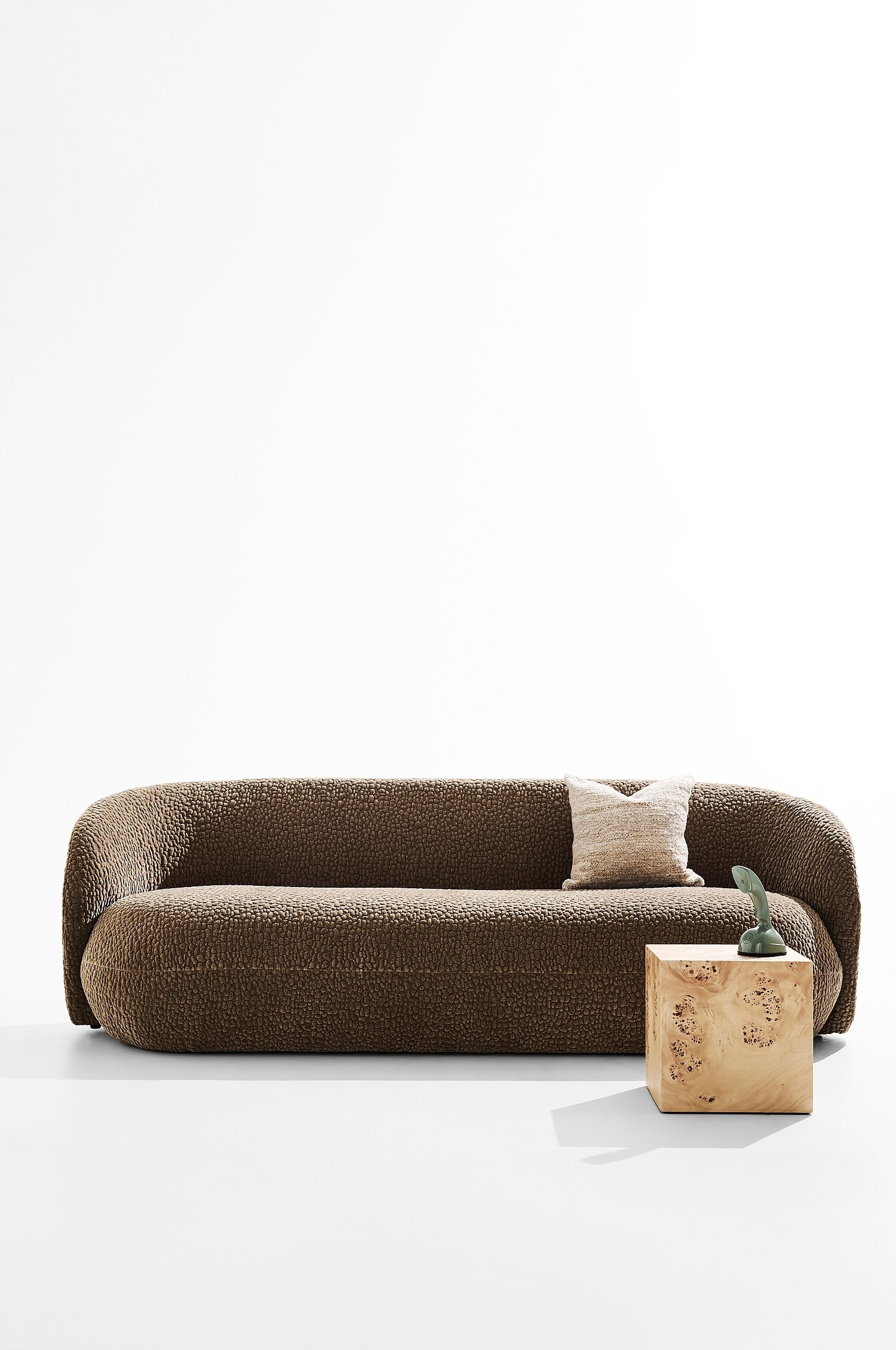 Bloom Bank 3-zits - Groen/Natuurwit/Chocoladebruin/Beige/Crèmekleurig