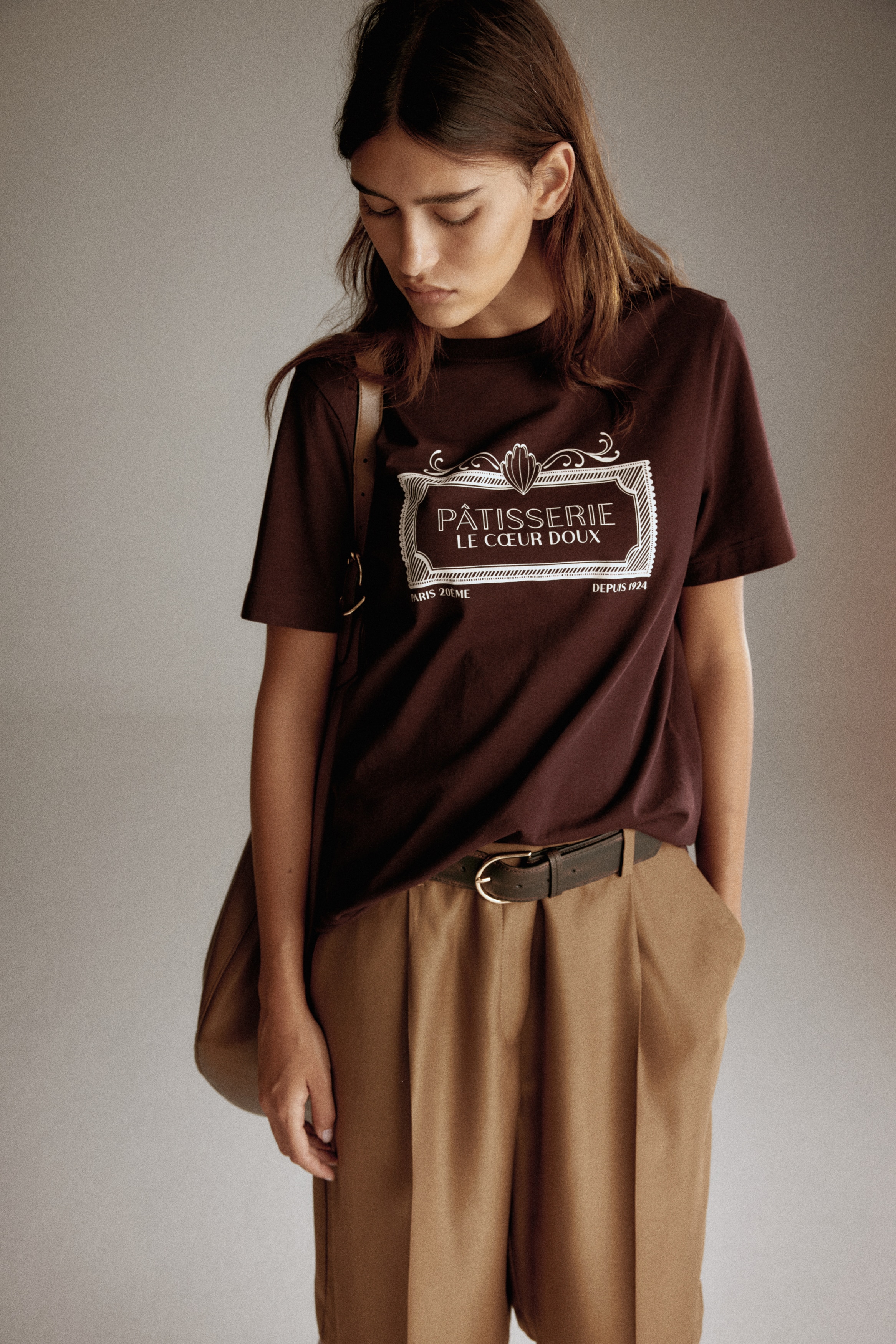 Motif-detail T-shirt