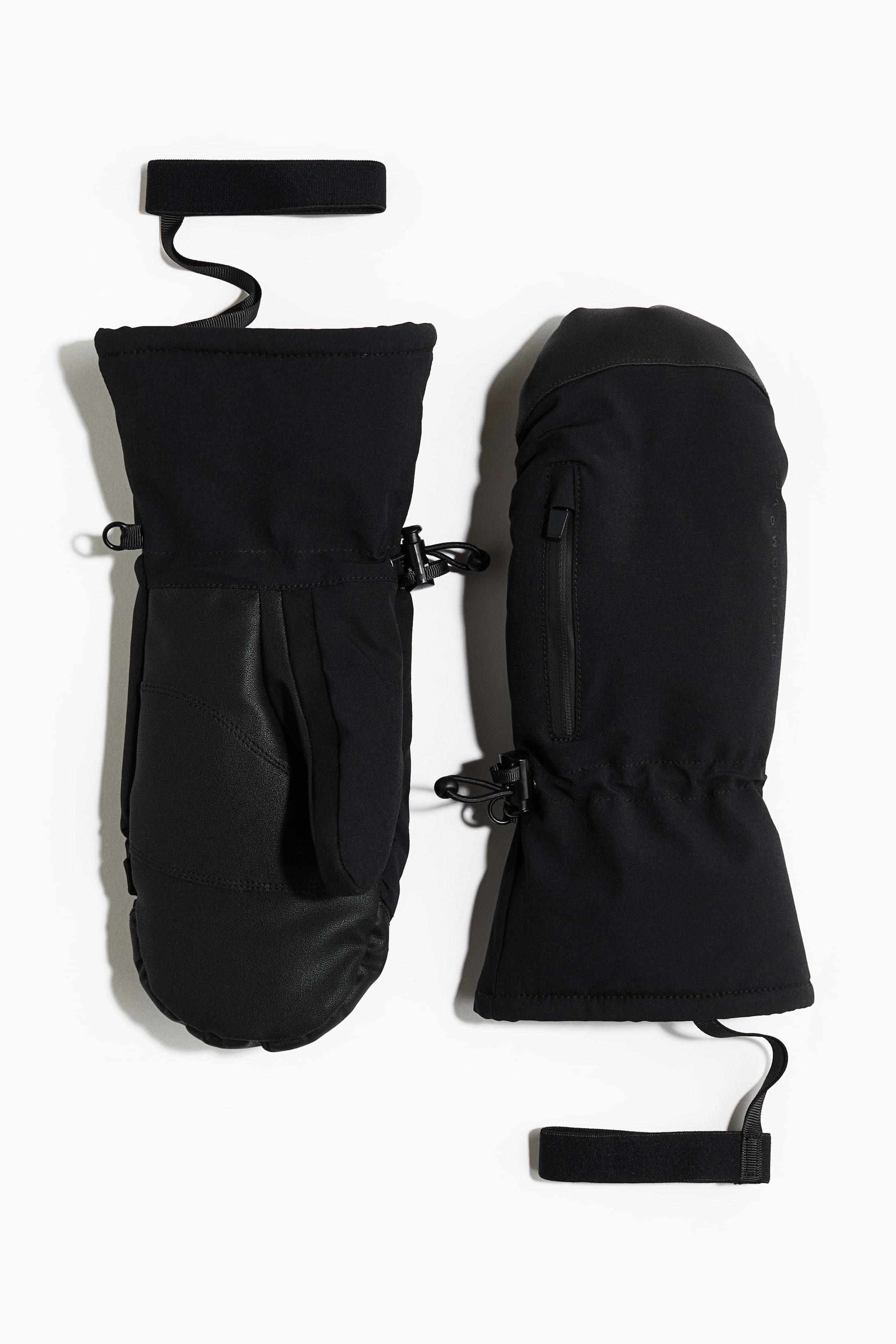 Visa större bild: Ski mittens with ThermoMove™ - Svart - DAM | H&M FI 1