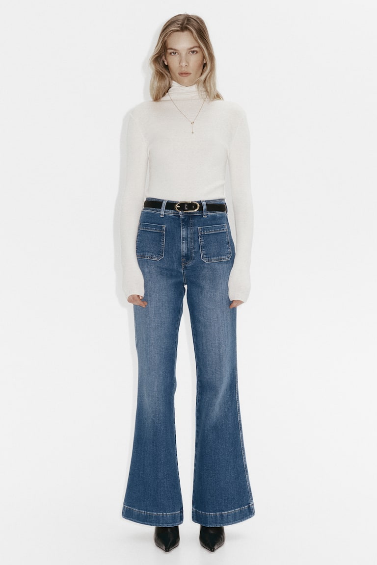 Flared High Jeans