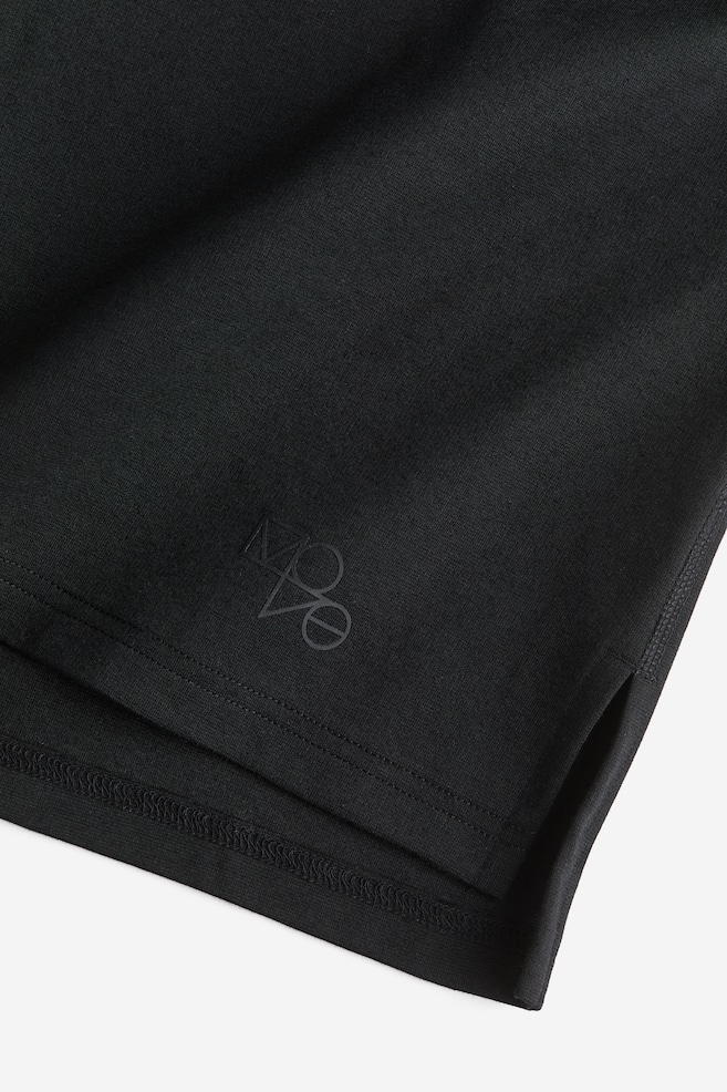 DryMove™ Sleeveless sports hoodie - Black/Dark grey - 3