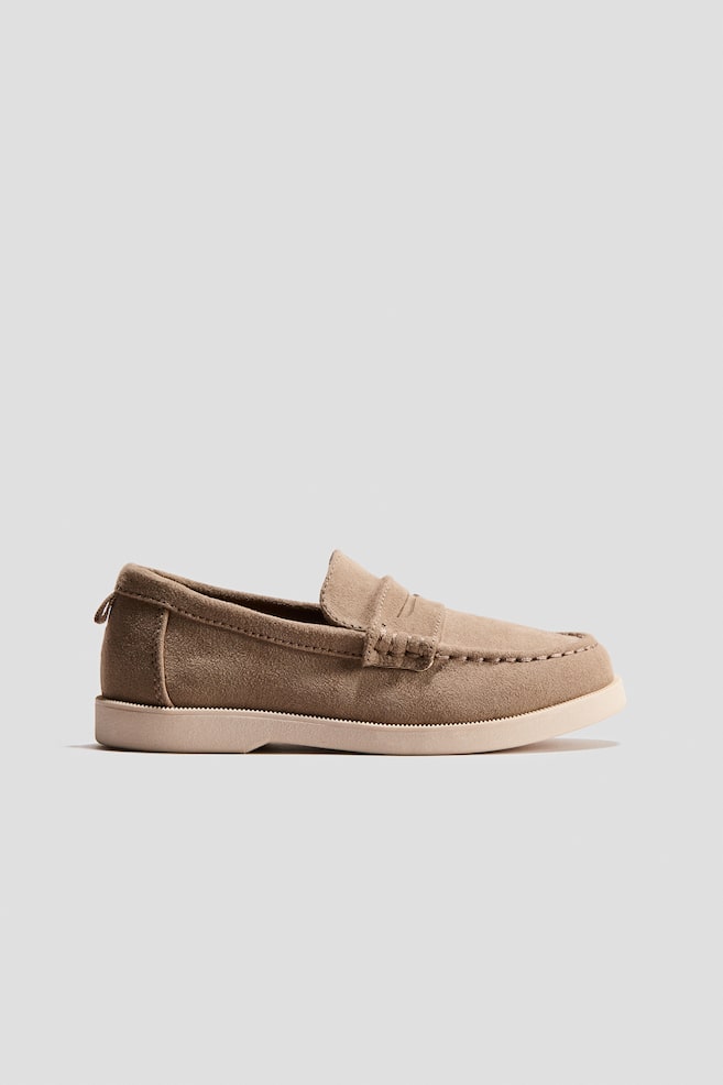 Loafer - Dunkelbeige/Dunkelbraun/Marineblau - 1