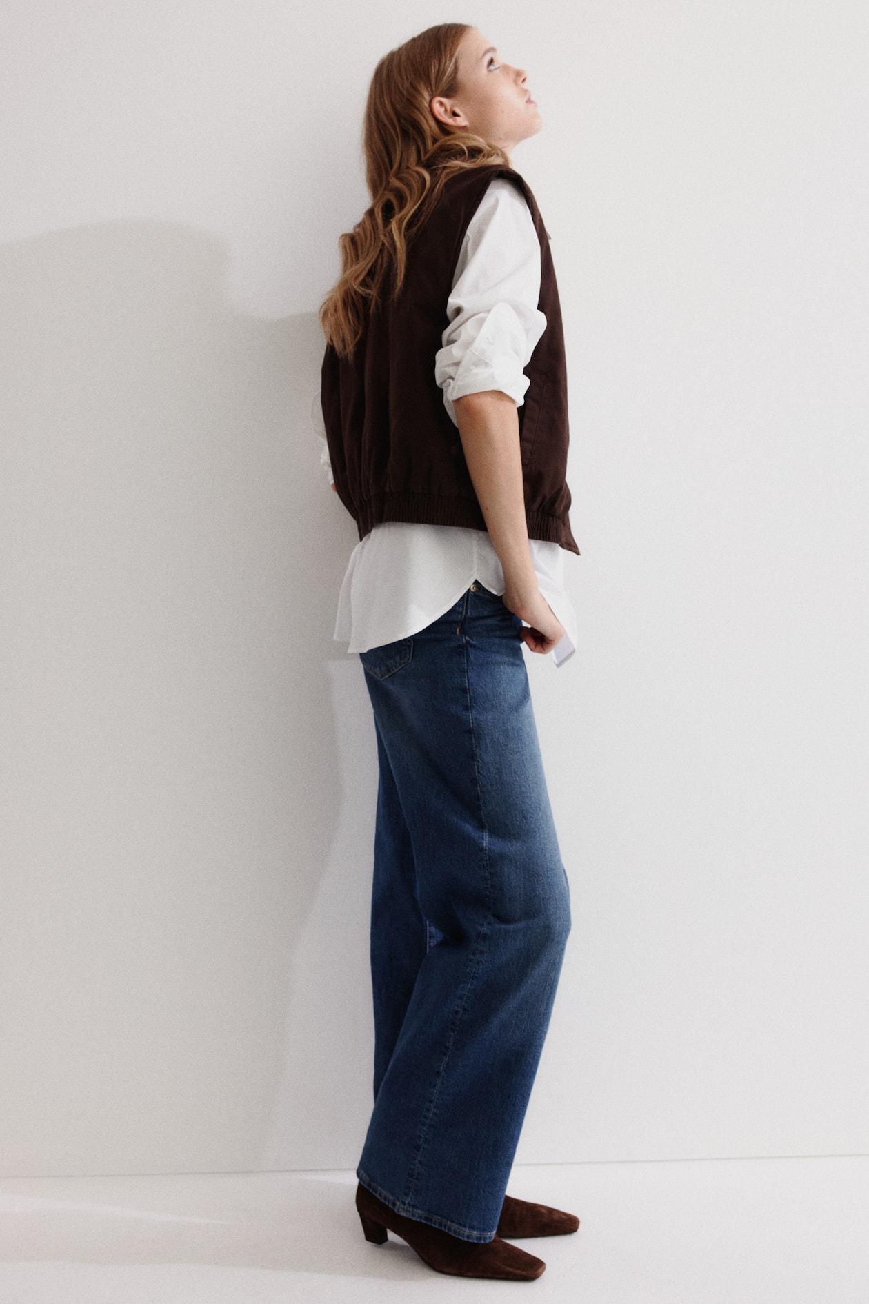 Vest with Corduroy Collar - image 2