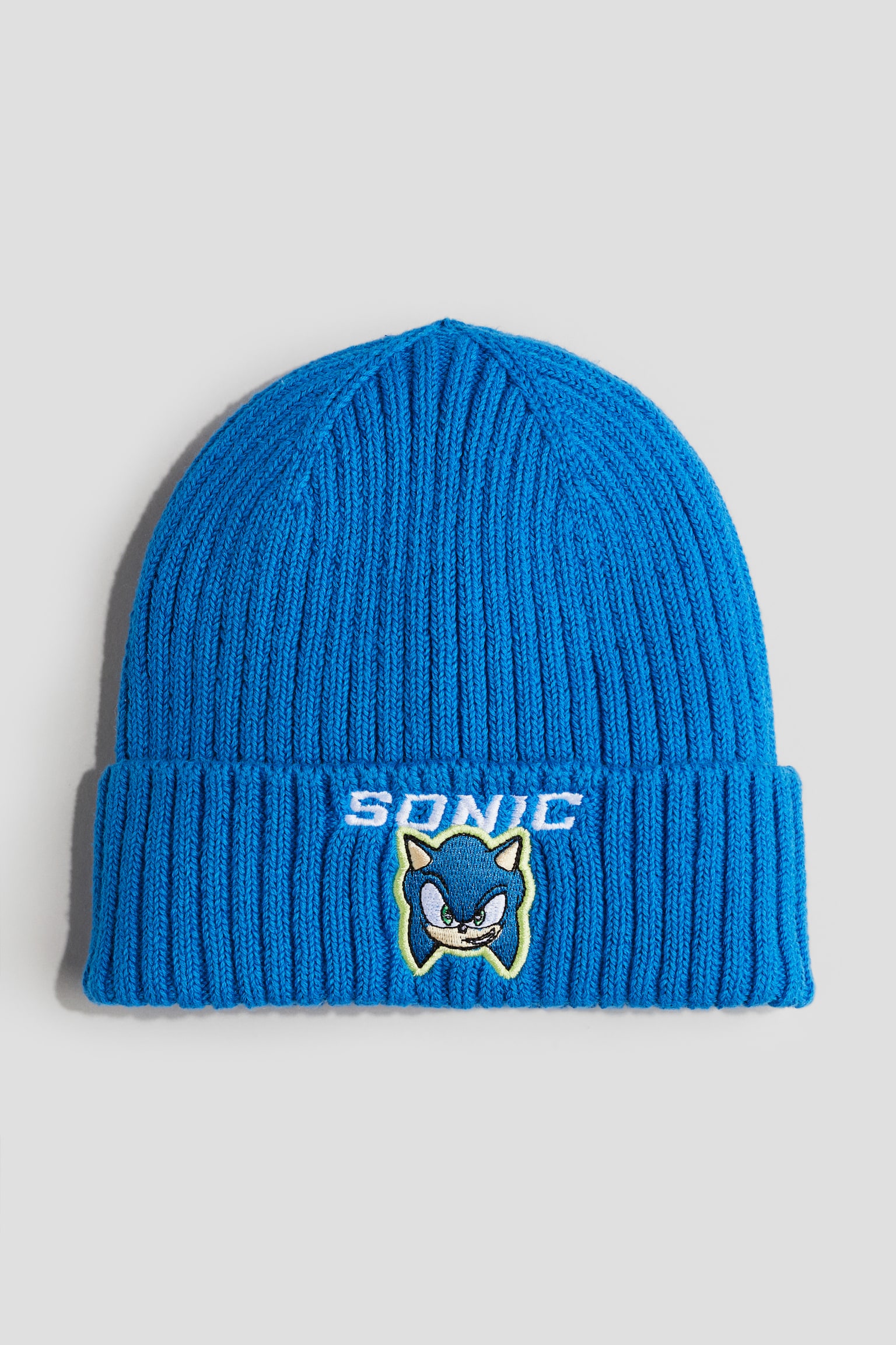 Appliquéd beanie - Blue/Sonic The Hedgehog/Black/Spider-Man/Cream/Bluey/Dark green/Pikachu - 1