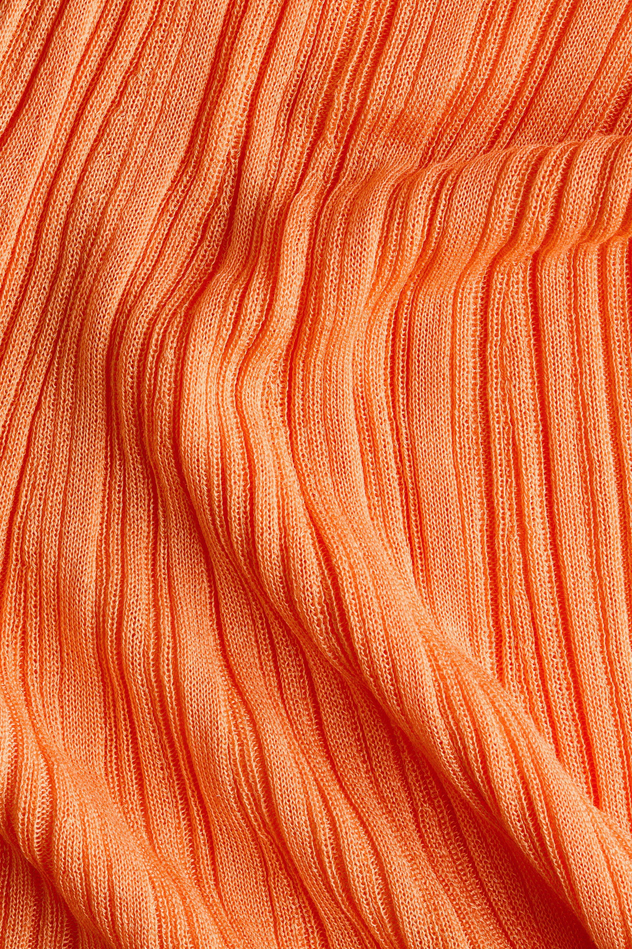 Robe de plage en tricot côtelé