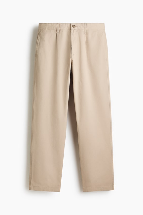 Мужские брюки H&M Relaxed-Fit Cotton Twill Chinos