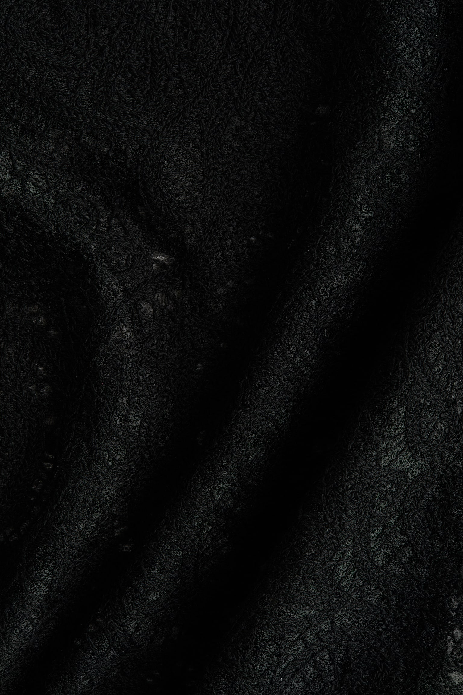 Pouzdrová sukně z krajky - Černá/Bílá - 6