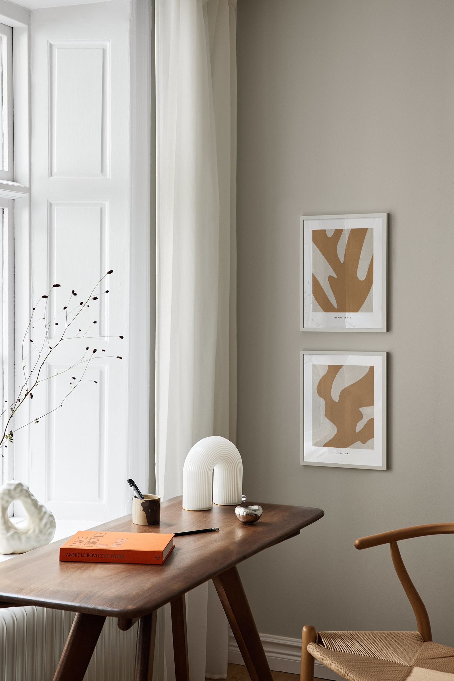 Simplicité No.2 Plakat - Brun/beige