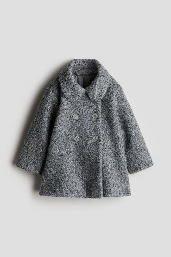 Fluffy Coat - Gray - 1