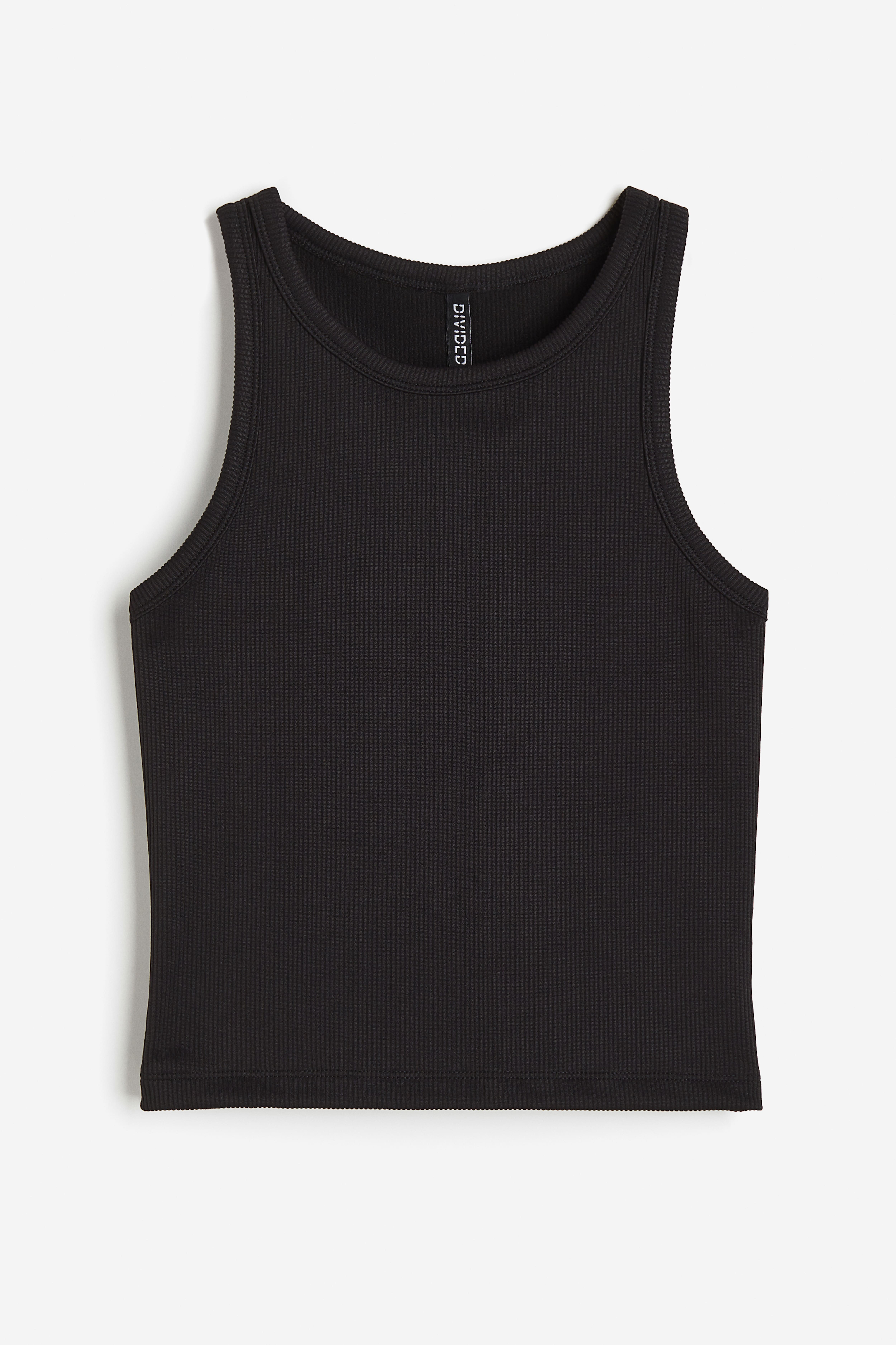 H&m black tank top best sale