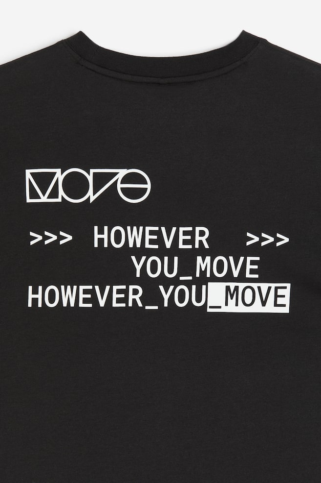 DryMove™ Loose Fit Trenings-T-shirt - Sort/Sort/Hvit/Sort/Marmorert/dc/dc/dc - 8