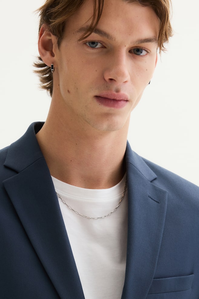 Americana Slim Fit - Azul marino/Beige/Café oscuro/Negro - 7