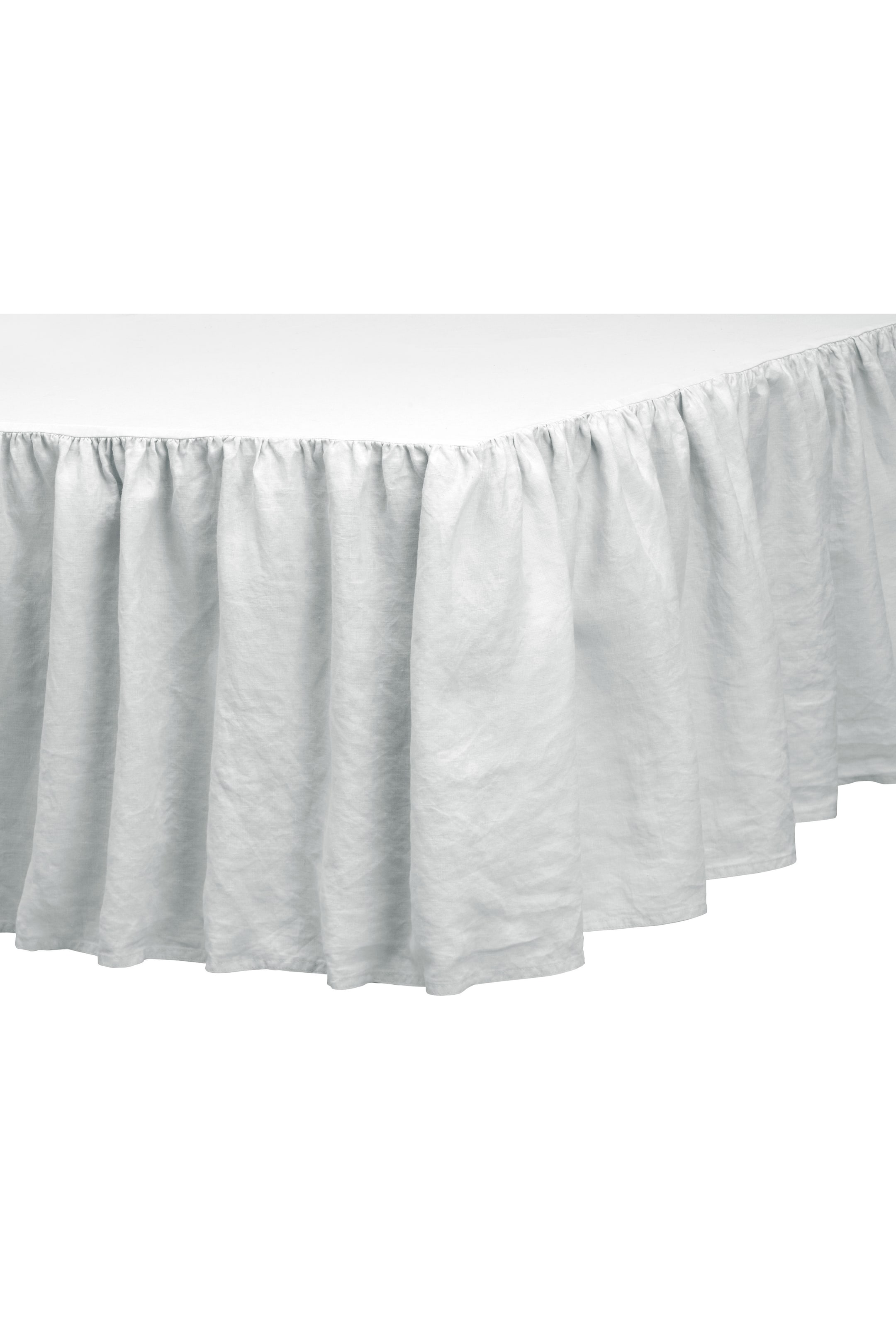 Agrandir l'image: Cache-sommier en lin lavé - Light grey - HOME | H&M CH 1