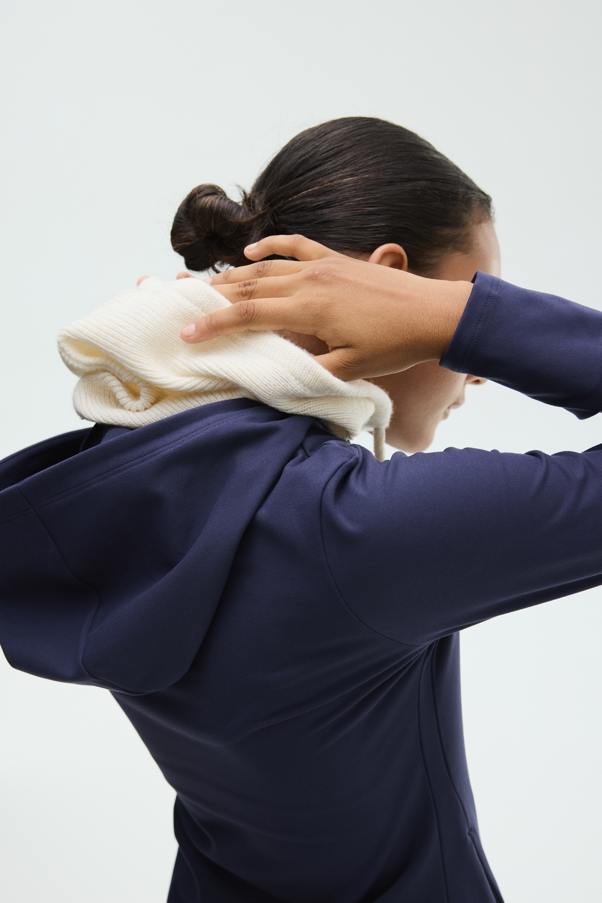 SoftMove™運動外套 - 深藍色/黑色