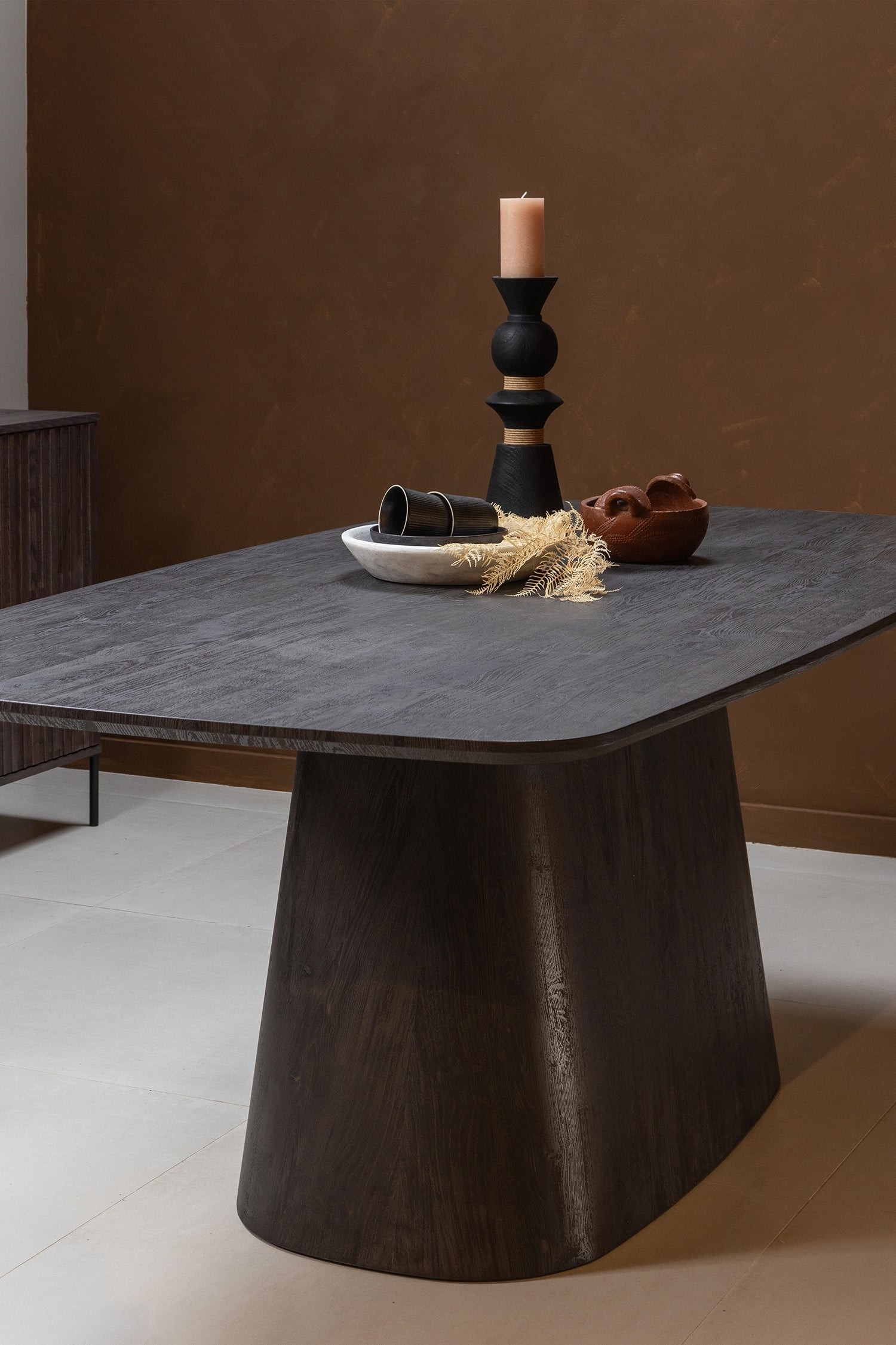 Leah Table De Salle À Manger - Marron