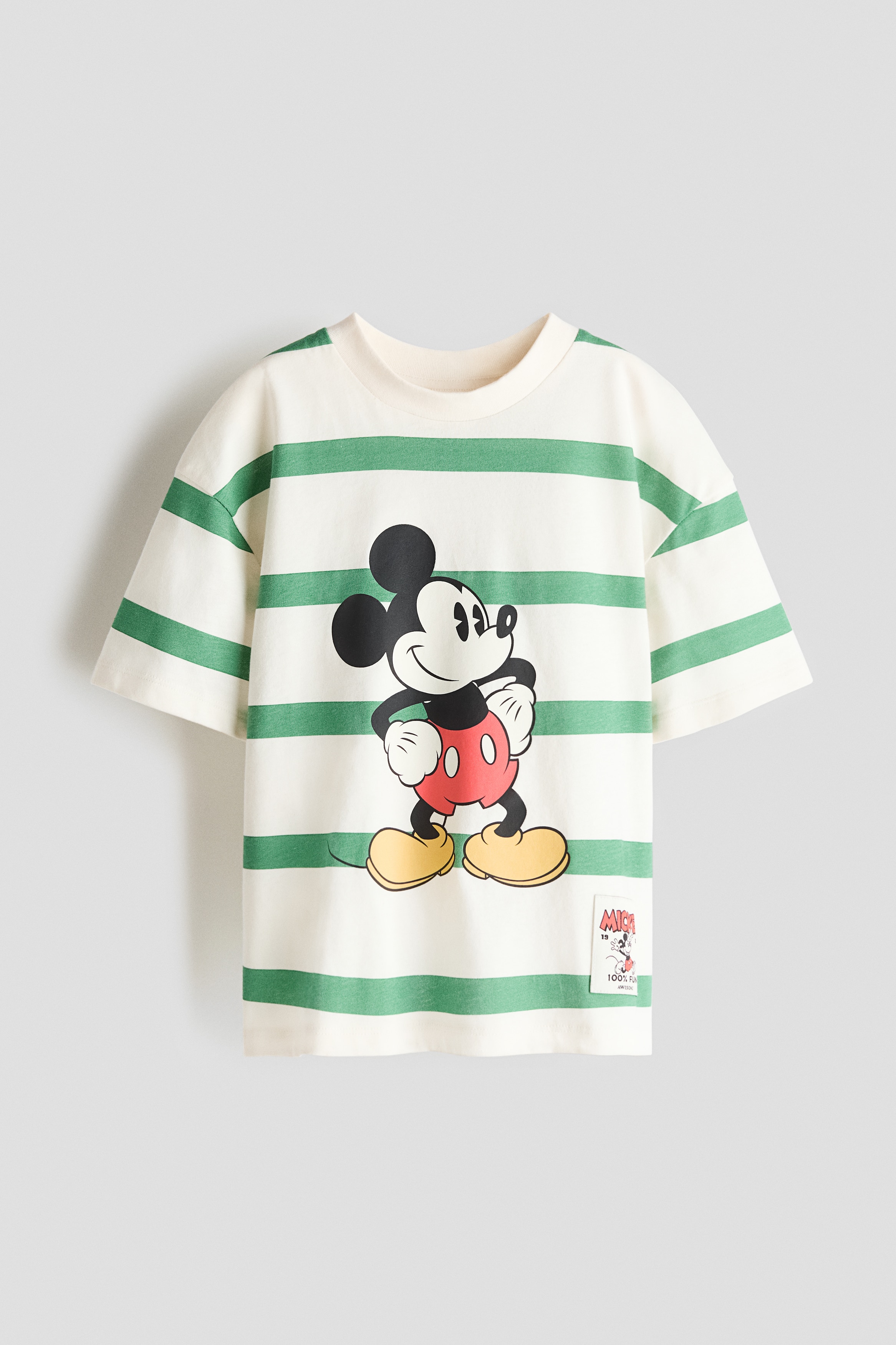 （40）ミッキーマウス オーバーサイズTシャツ　ホワイト Disney（ディズニー） tシャツ ミッキーマウス オーバーサイズ Tシャツ