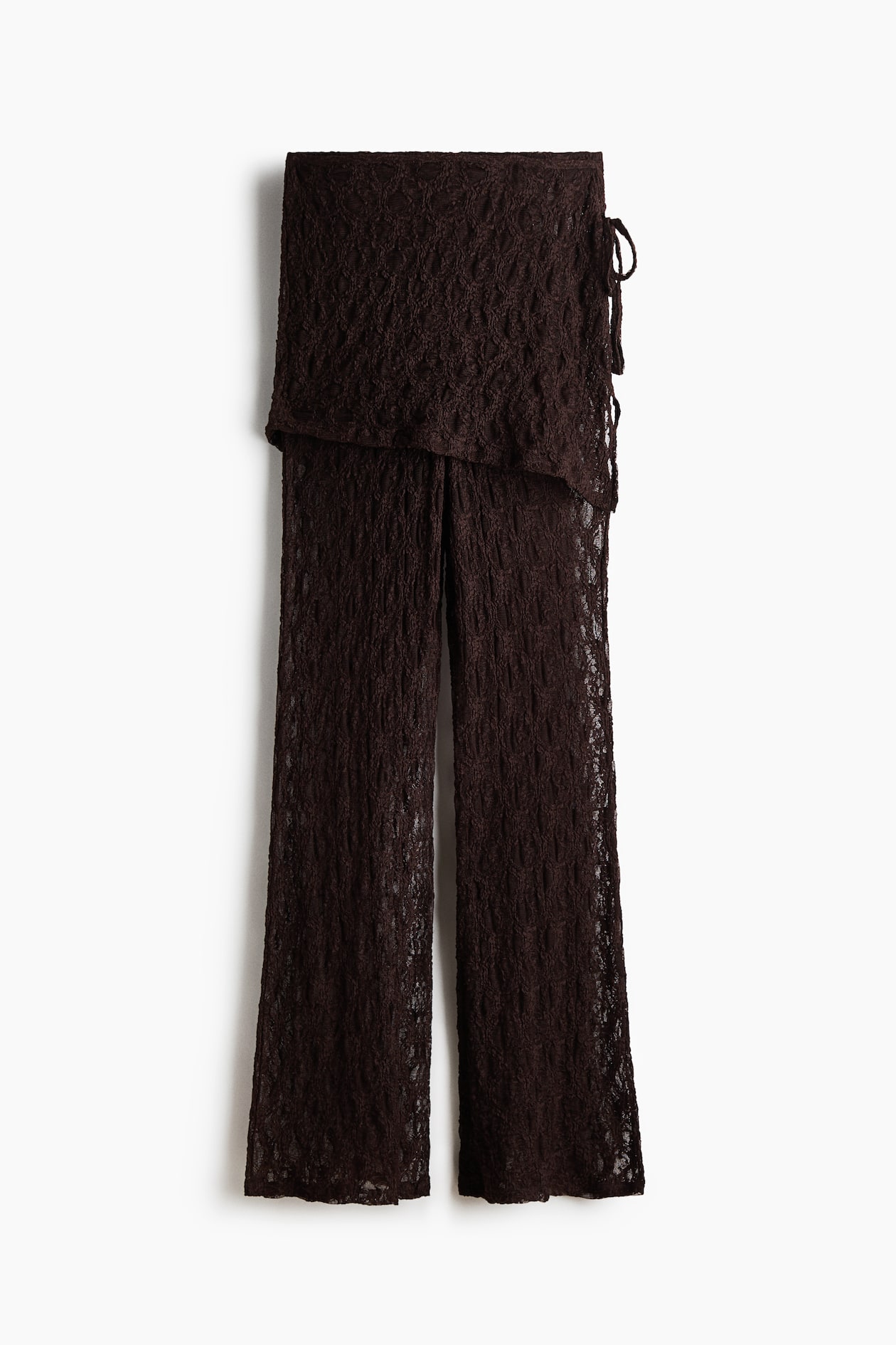 Lace Pants with Layered Skirt - image 4