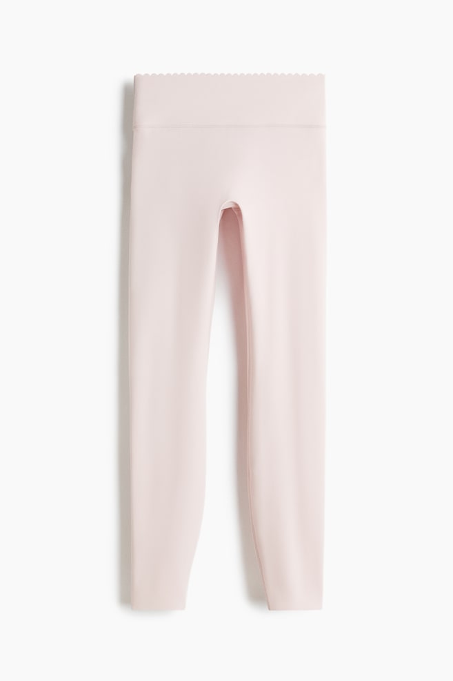 Sports Leggings with SoftMove™ - Soft pink/Dark brown - 1