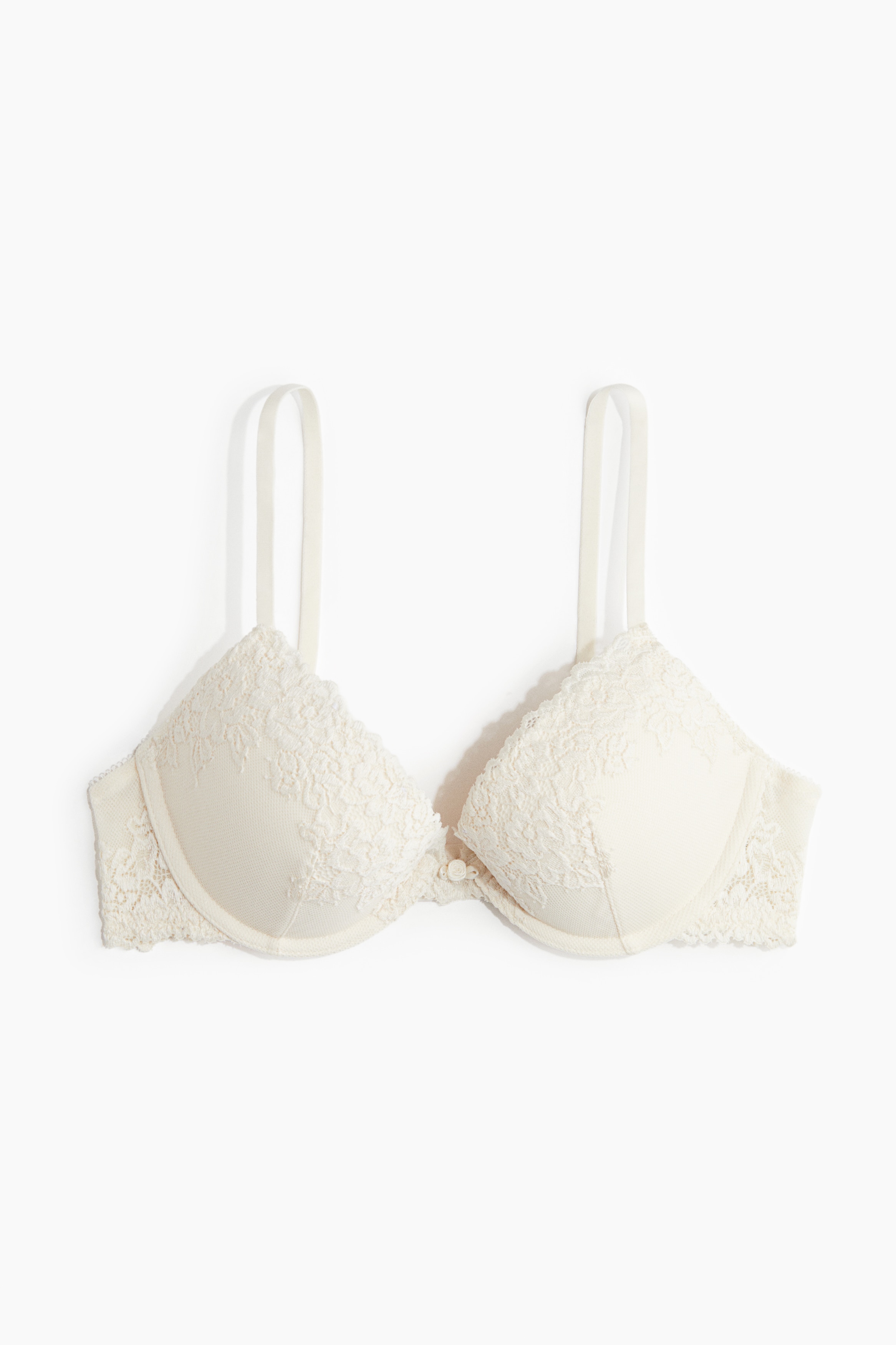 Lace push-up bra - Cream/Black/Cream/Light blue/Cream/Light pink/Dark beige/Cream/Light pink