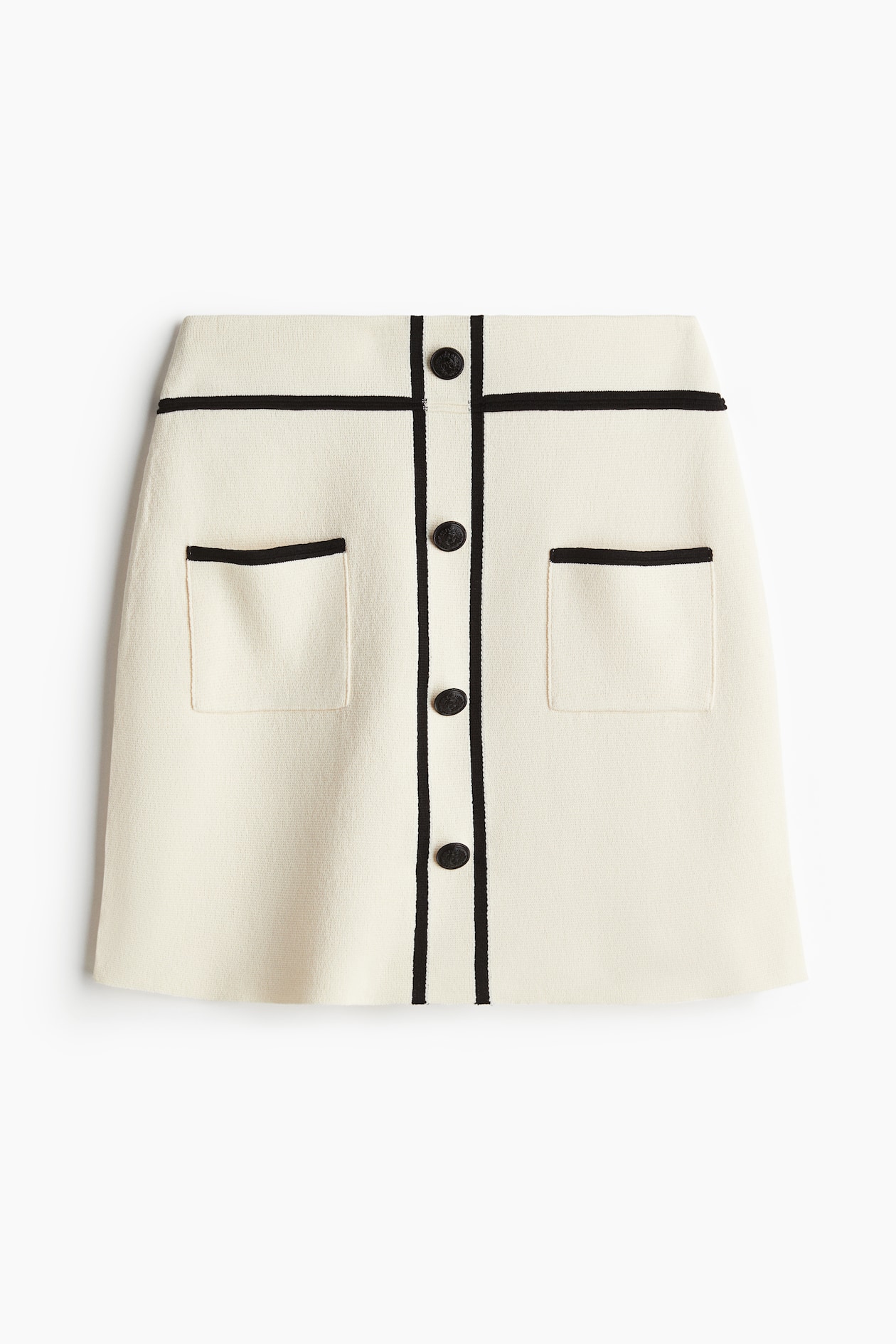 Fine knit Skirt Cream Ladies H M US